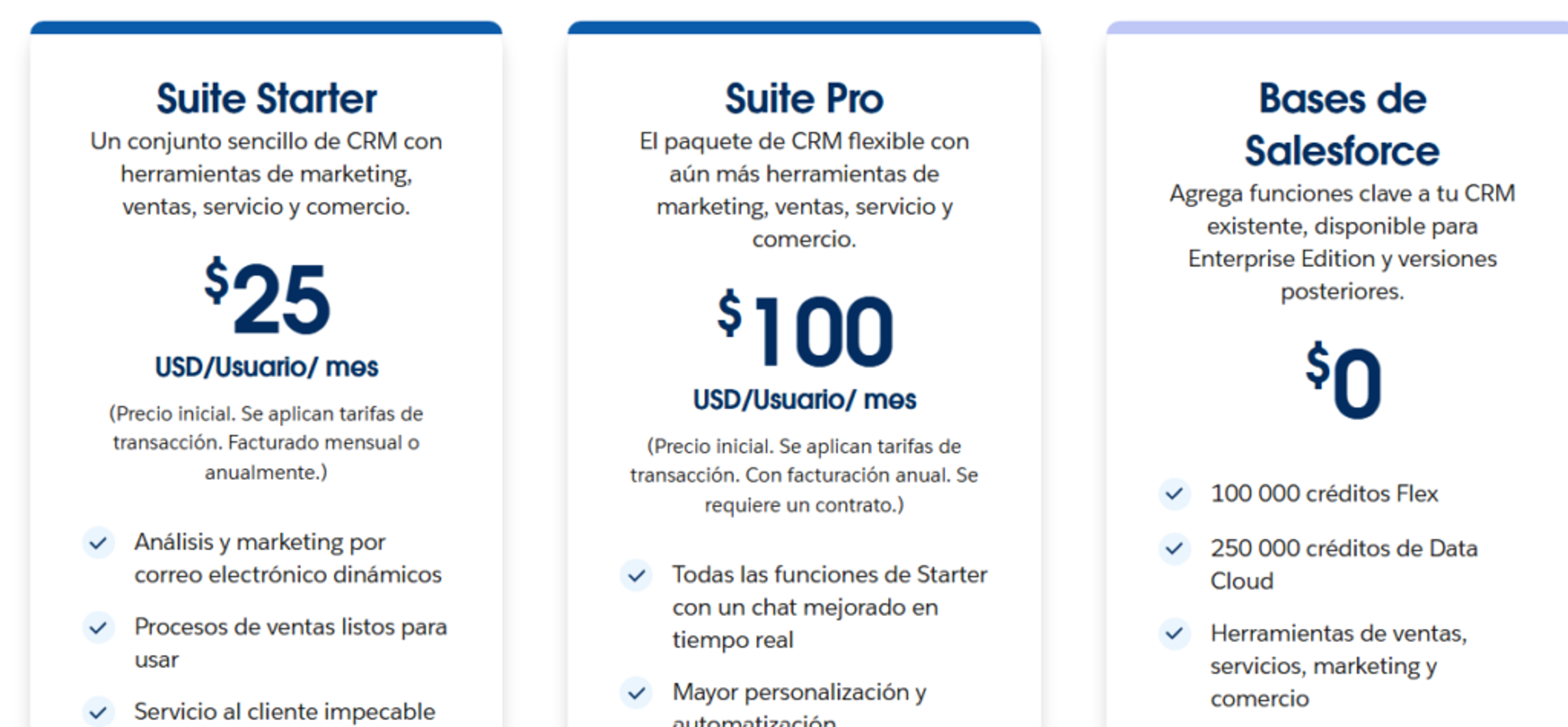 Salesforce Pricing Screen