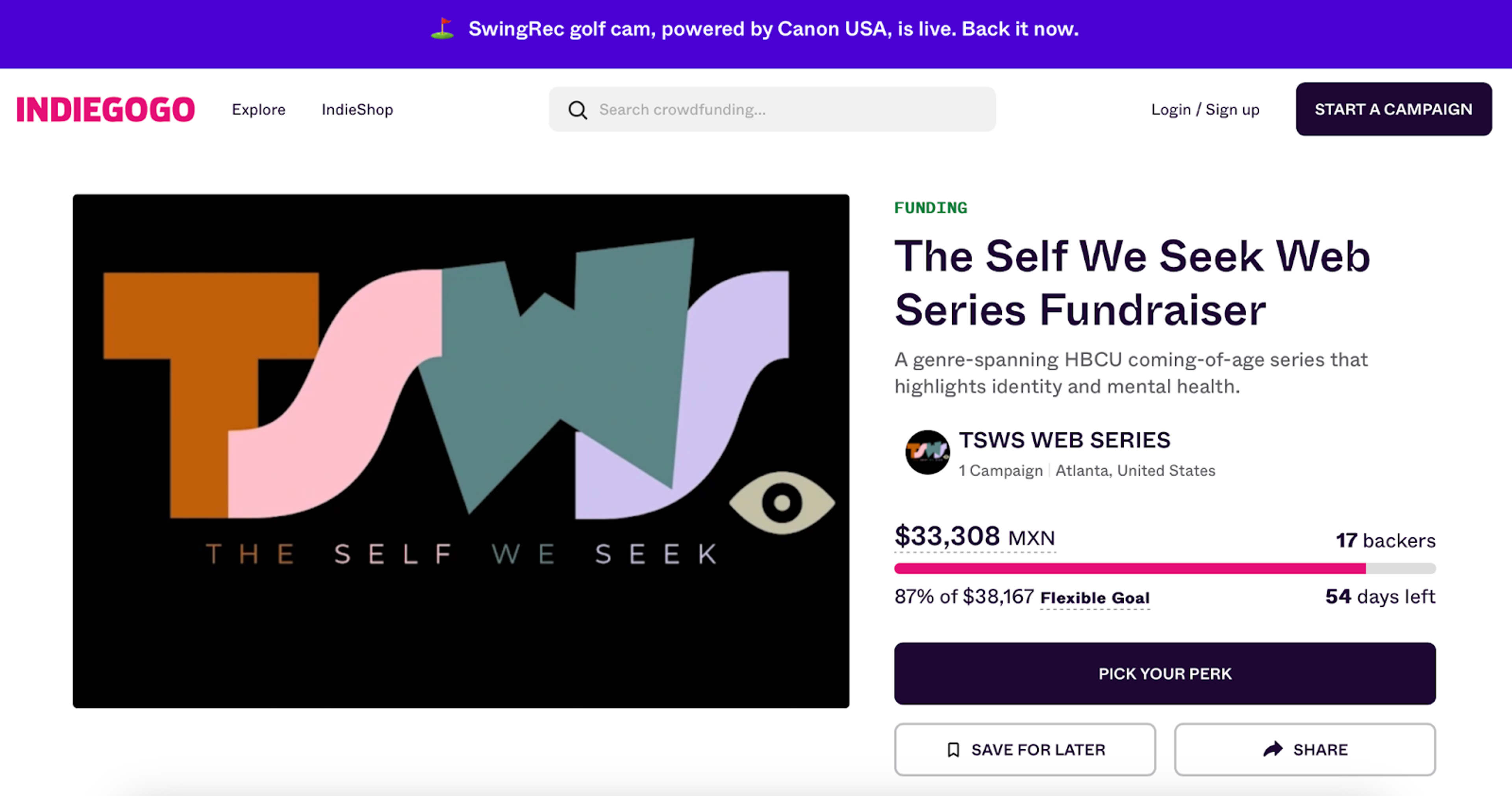 Qué es el Crowdfunding: indiegogo