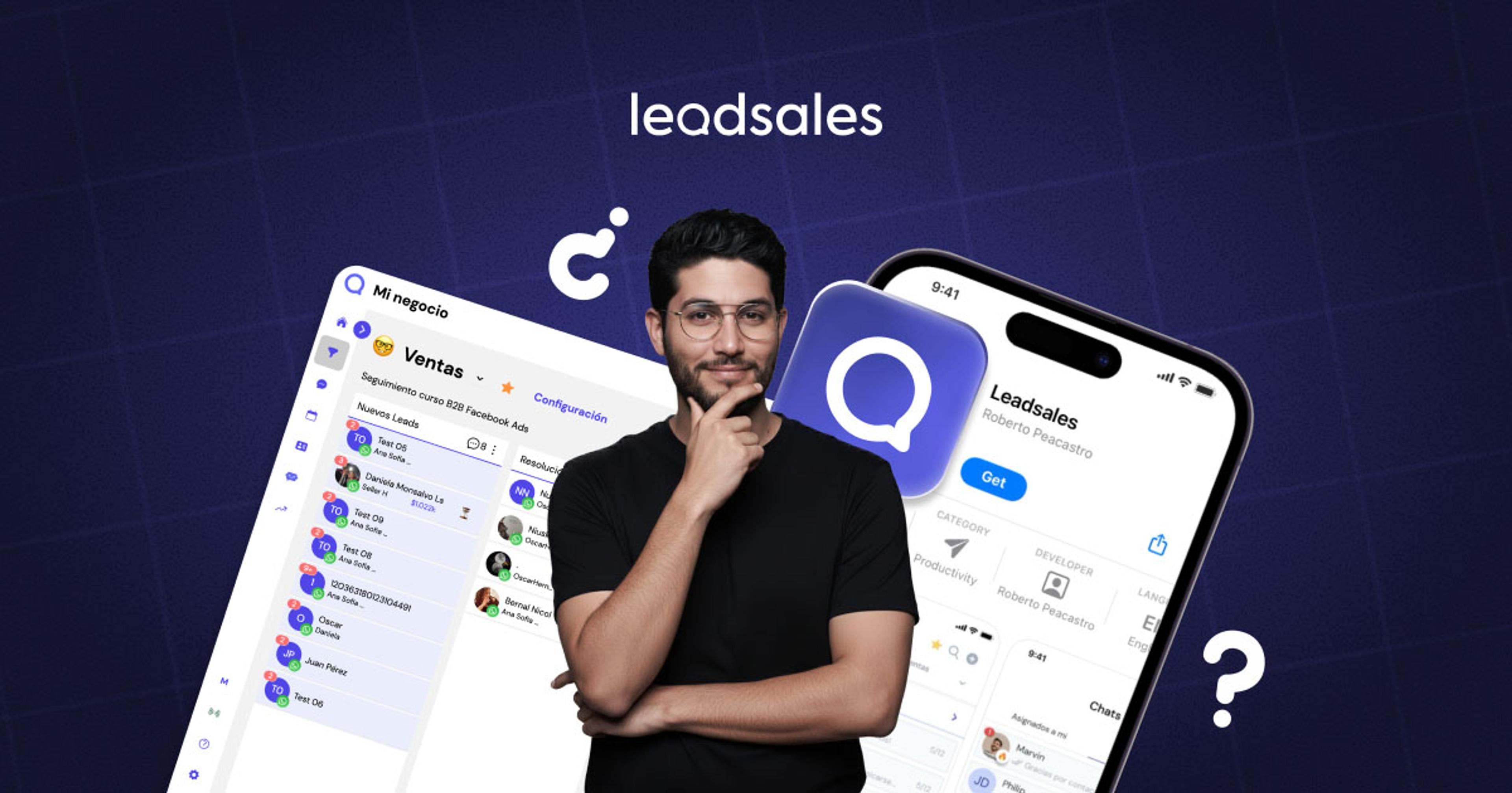 Portada del artículo: Leadsales: qué es y cómo funciona este CRM para WhatsApp