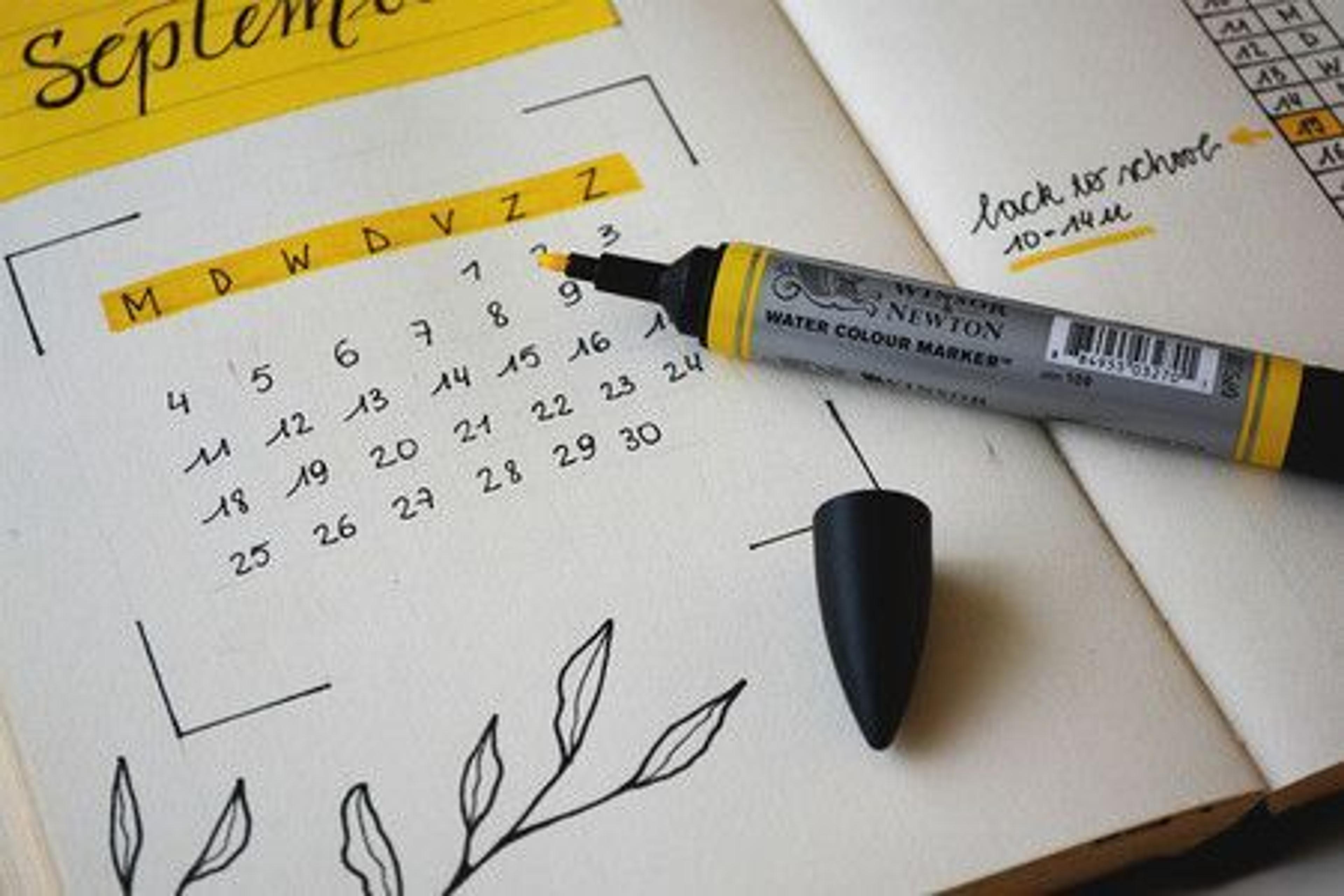 Ilustración del artículo: Cómo llevar un calendario personal