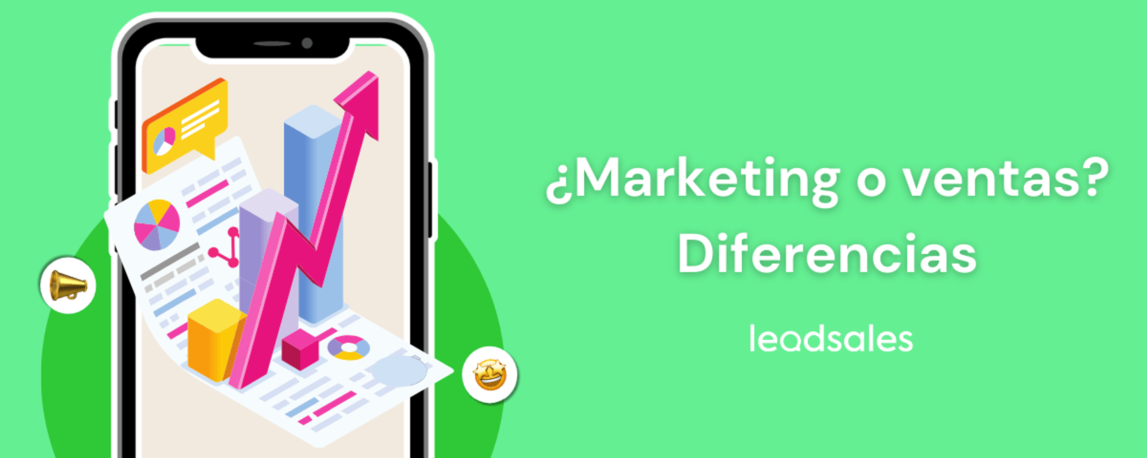 Portada del artículo: Diferencia entre marketing y ventas: la guía para tu negocio