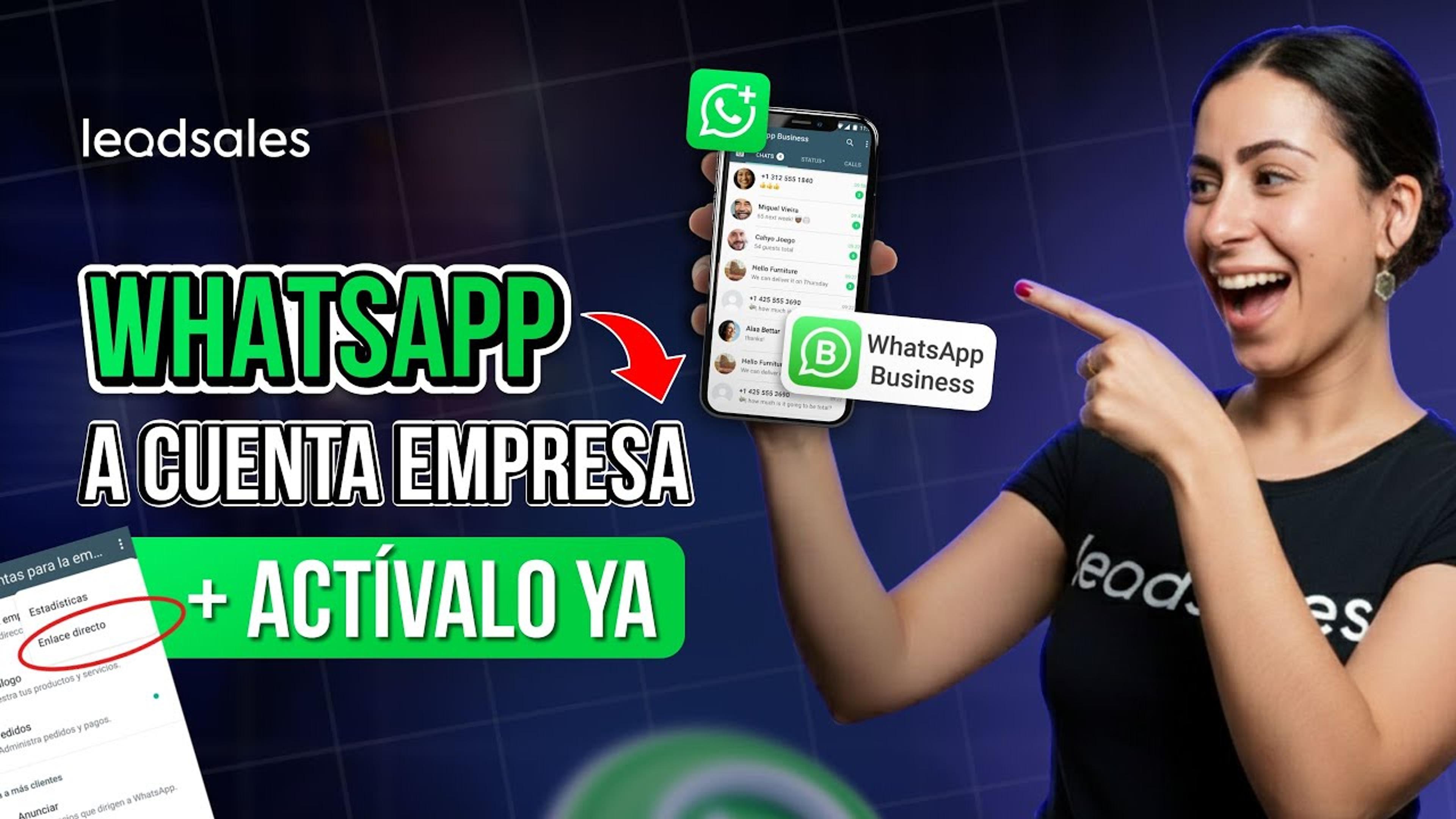 Video: Cómo cambiar mi cuenta de WhatsApp a empresa: paso a paso