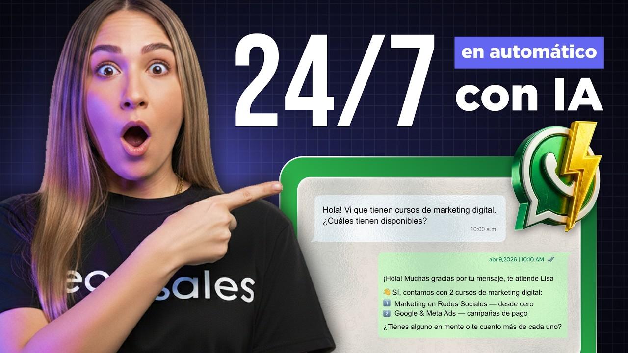 Video: Automatizar WhatsApp con IA para atender y calificar leads 24/7: paso a paso