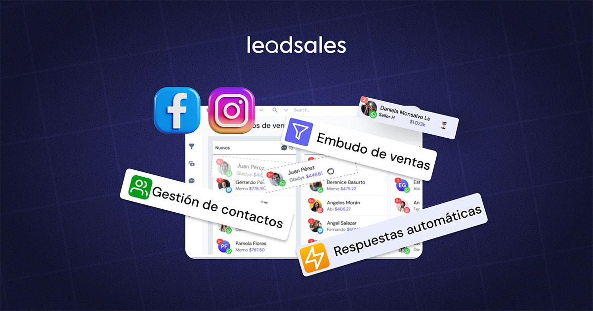 Portada del artículo: Cómo conectar y usar las integraciones de Leadsales: WhatsApp, Instagram y Facebook