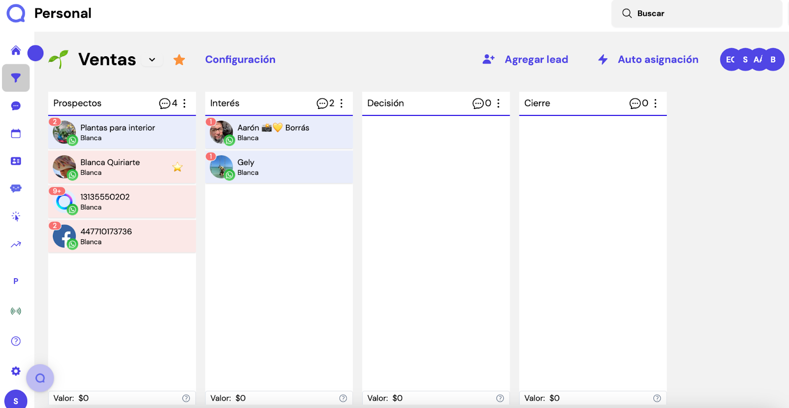 Leadsales vs Funnelchat embudo