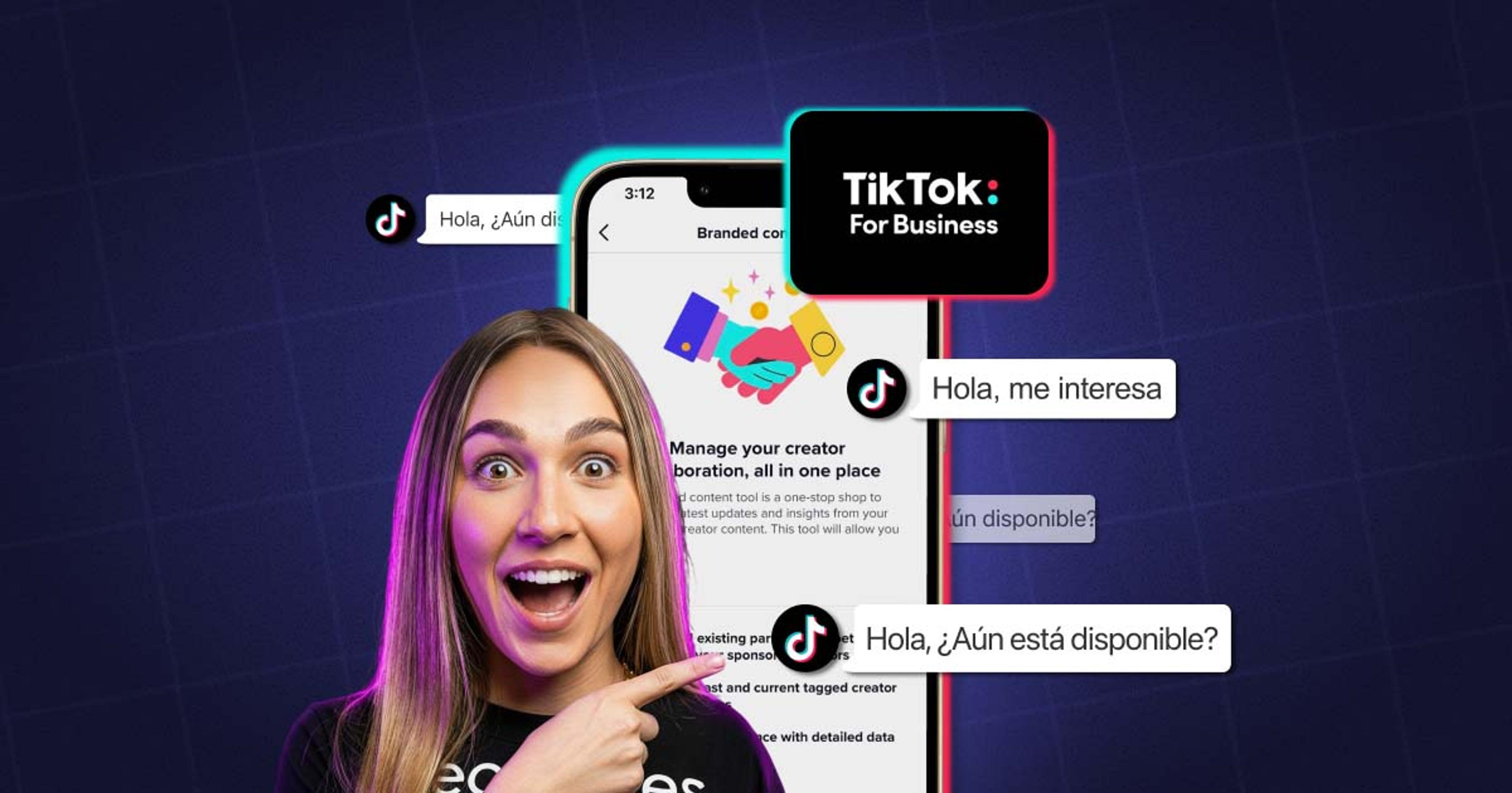Portada del artículo: ¿Cómo gestionar mensajes de TikTok para empresas?