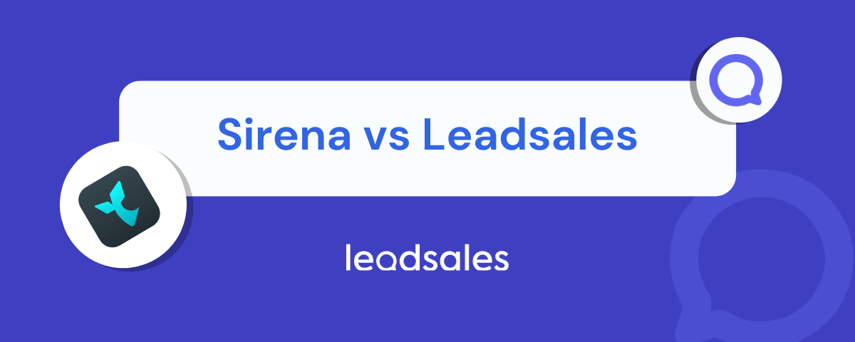 Portada del artículo: Sirena App vs Leadsales