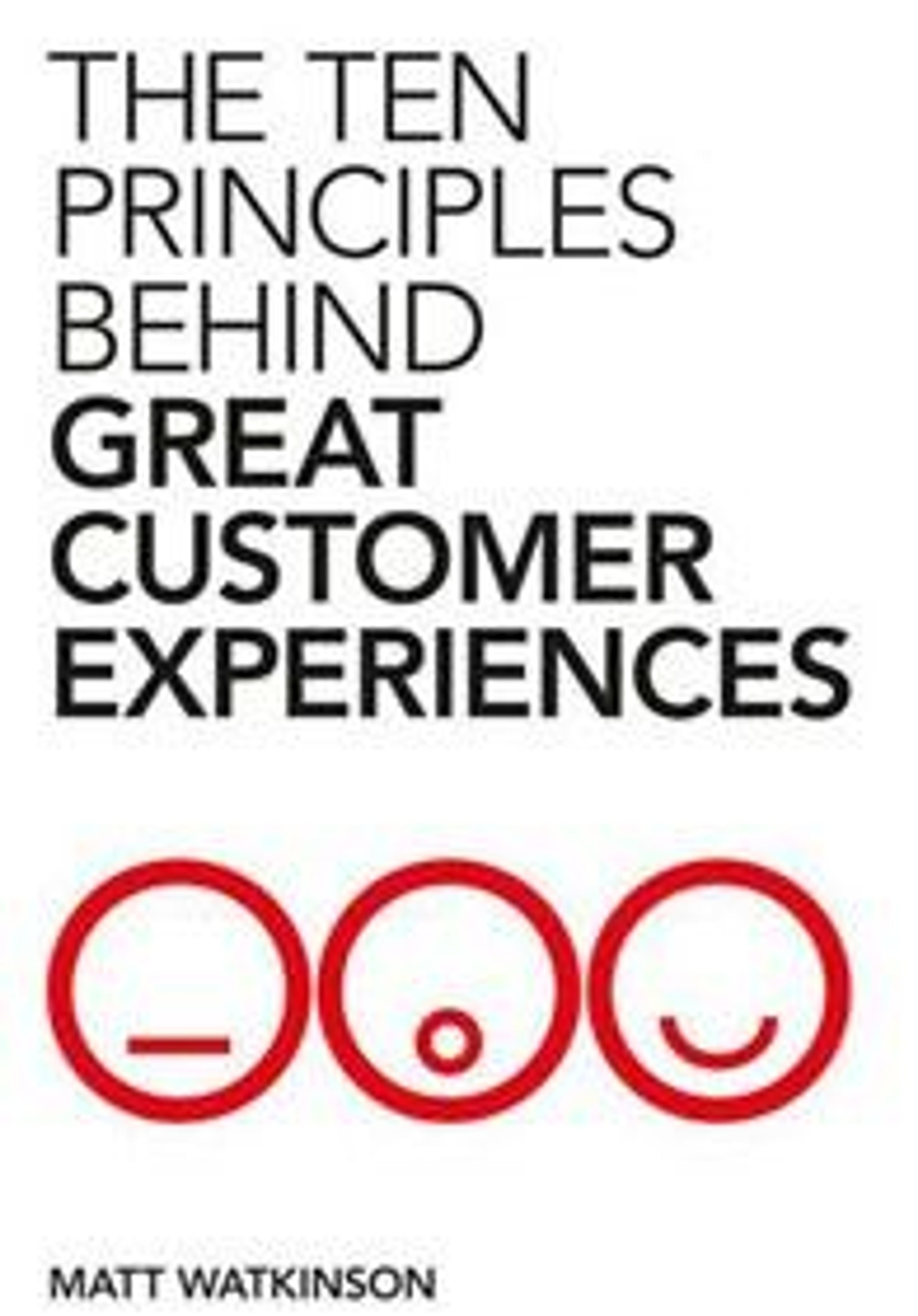 Portada del libro los 10 principios detrás de una gran experiencia al cliente