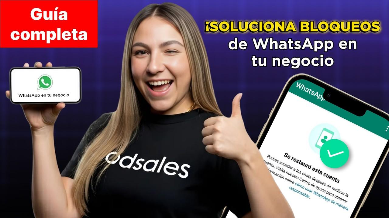 Video: Guía completa para solucionar bloqueos de WhatsApp y recuperar tu cuenta