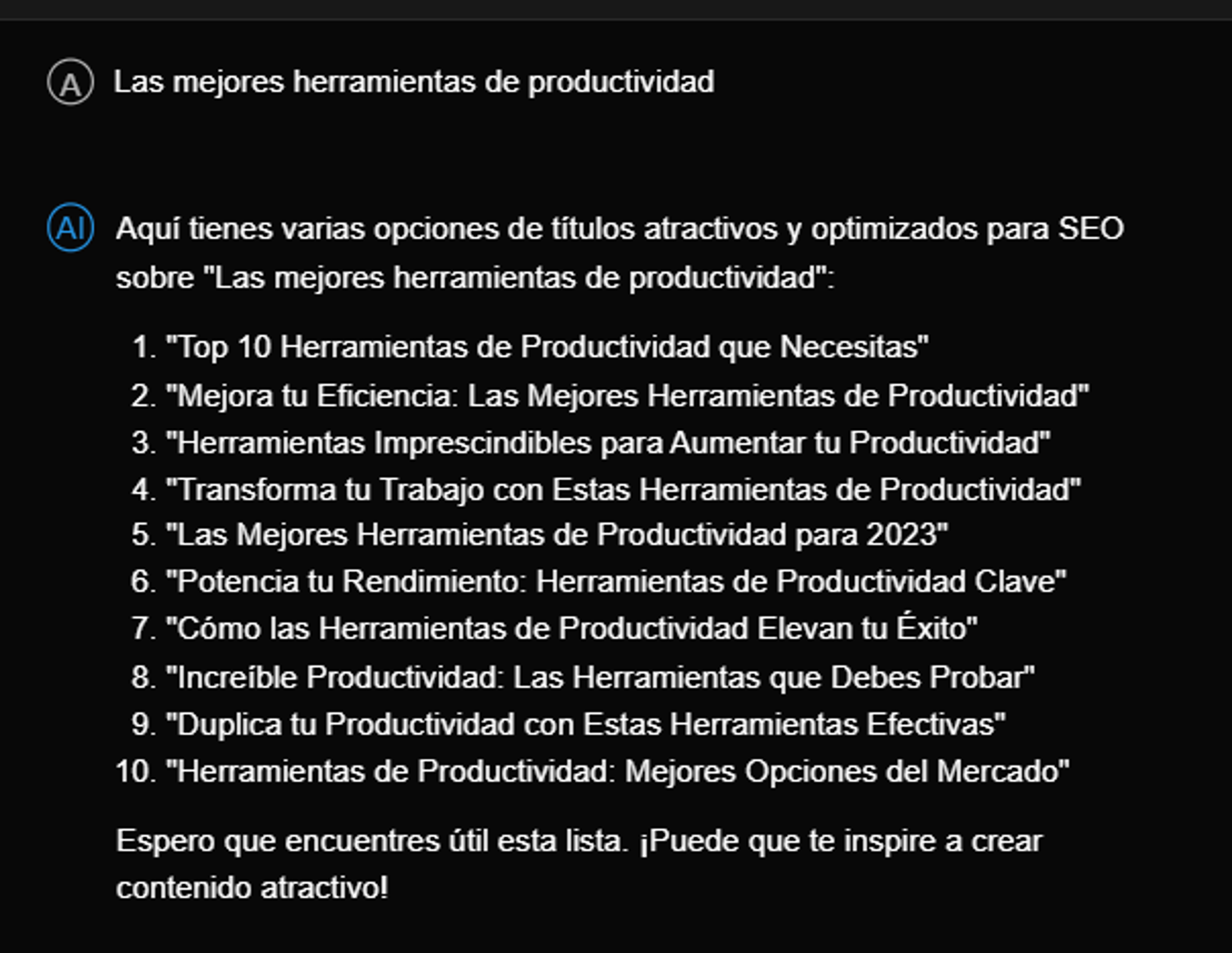 ejemplo de titular usando chatgpt