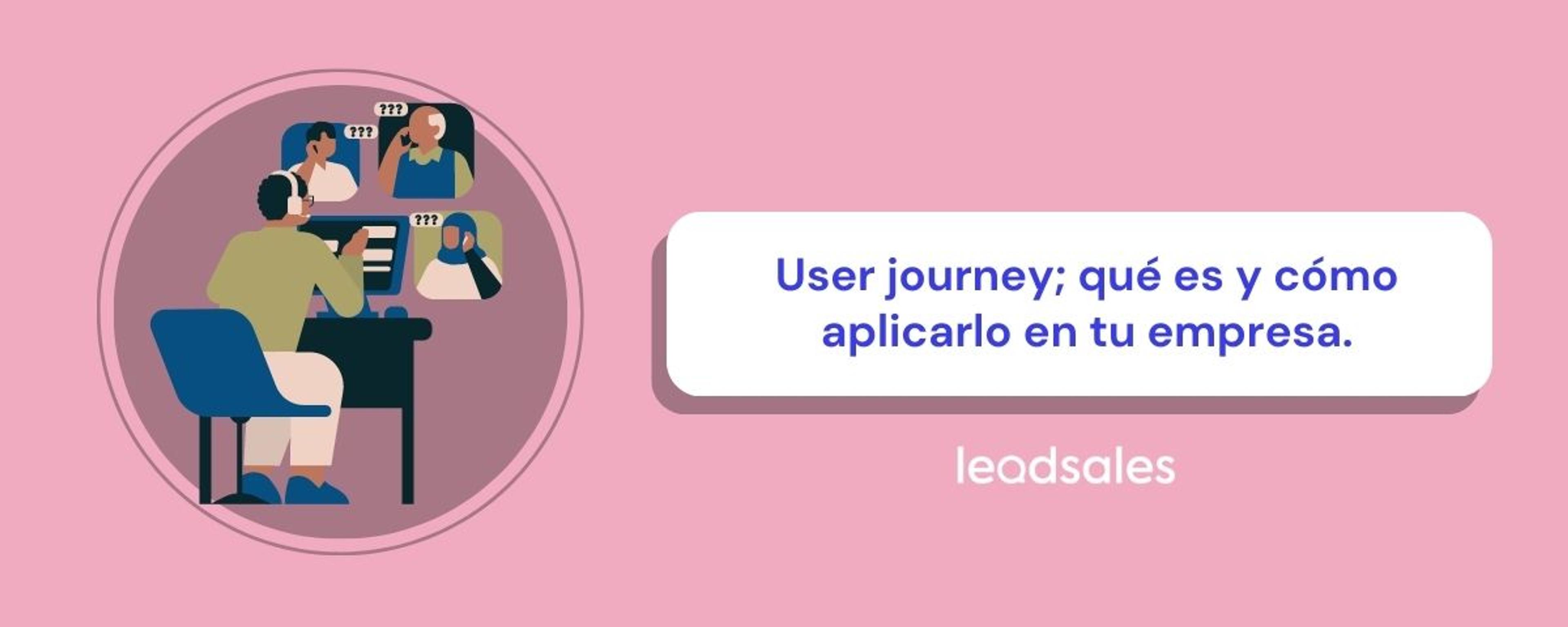 Portada del artículo: User journey; qué es y cómo aplicarlo en tu empresa.