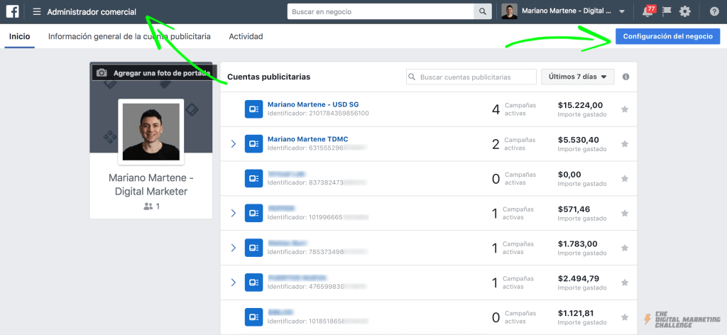 Ilustración del artículo: Botón azul vs Facebook Ads Manager