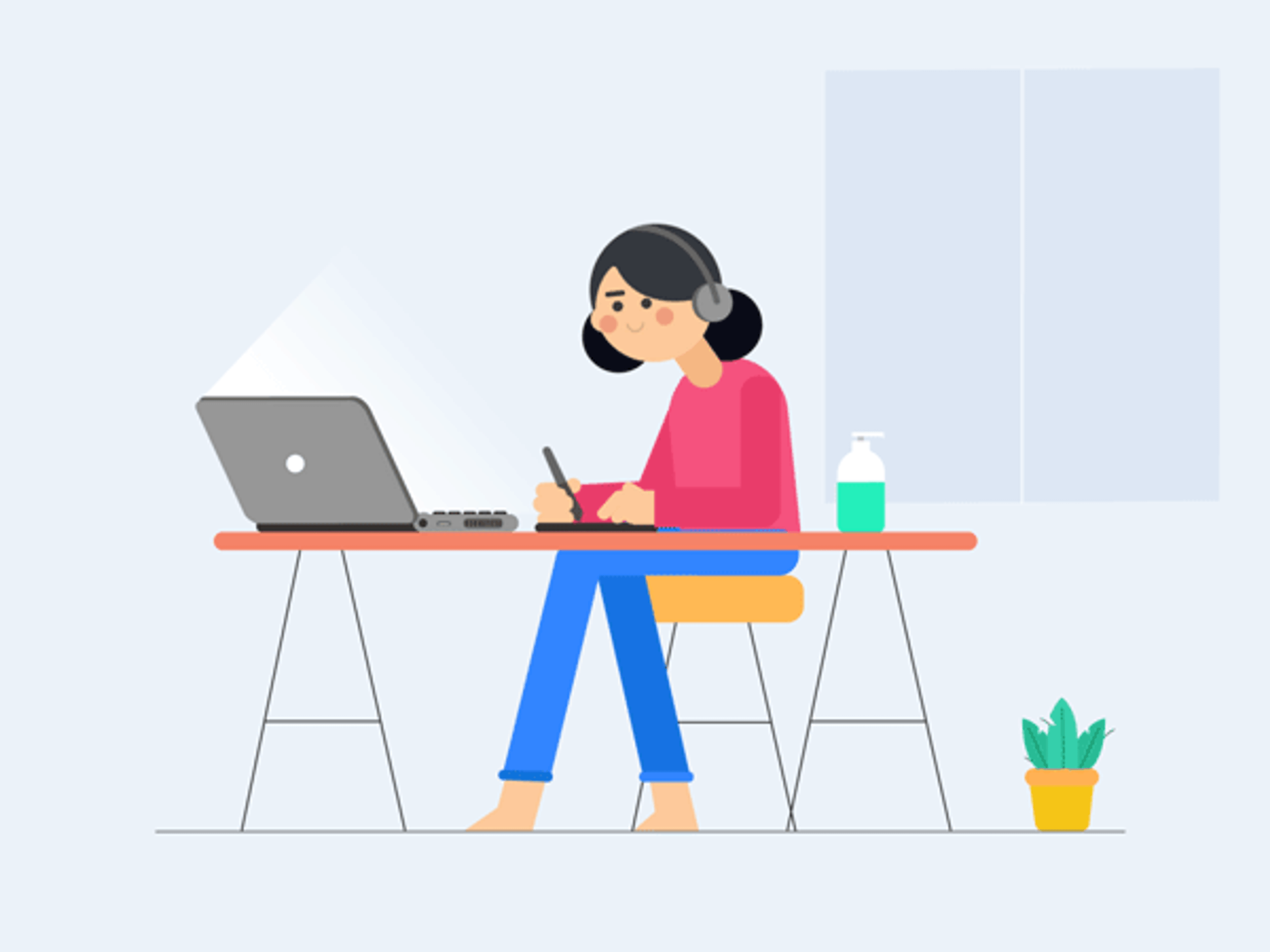 Ilustración del artículo: Así es ser intern en una startup