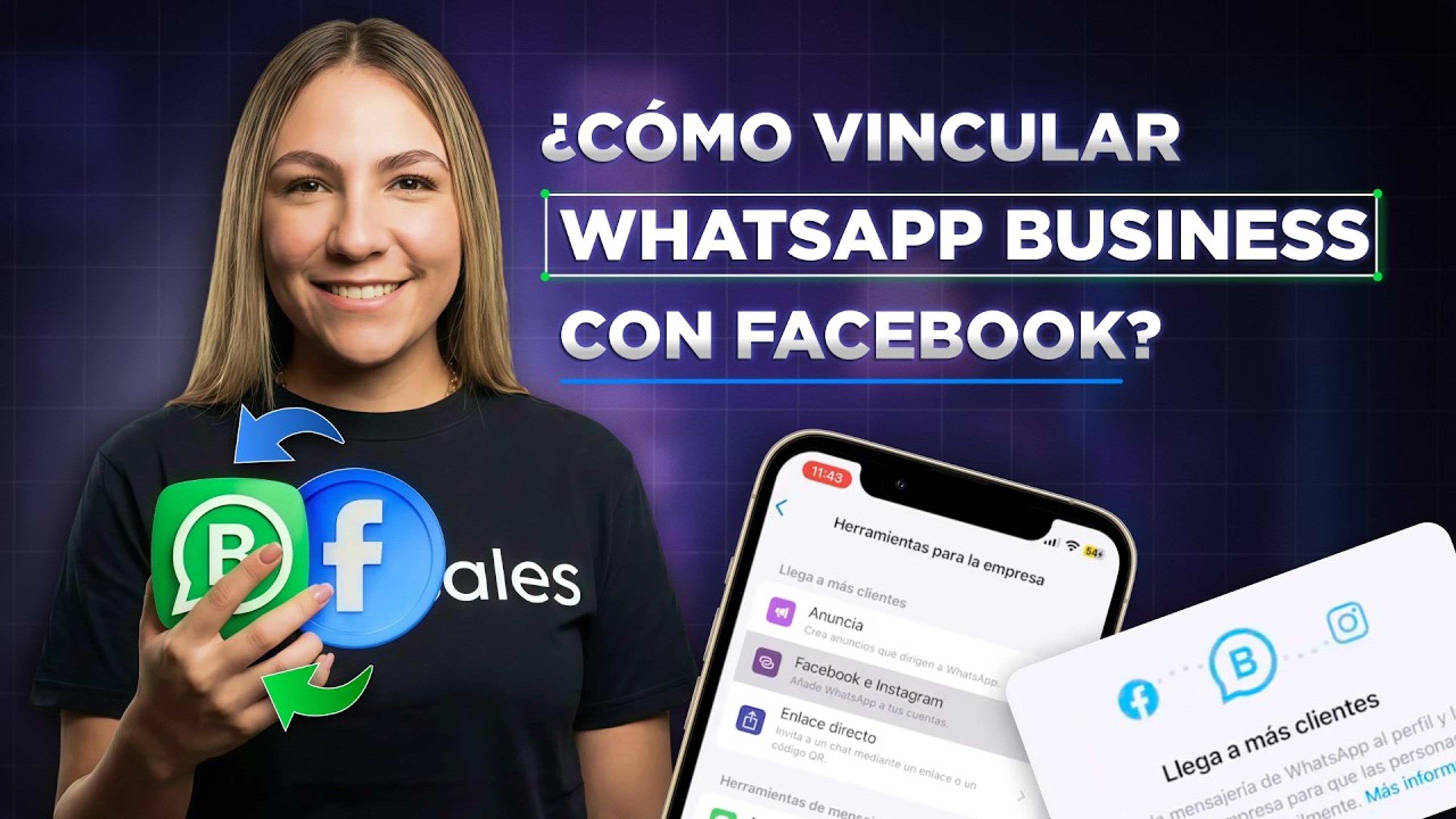 Video: Cómo vincular WhatsApp Business con Facebook para vender más