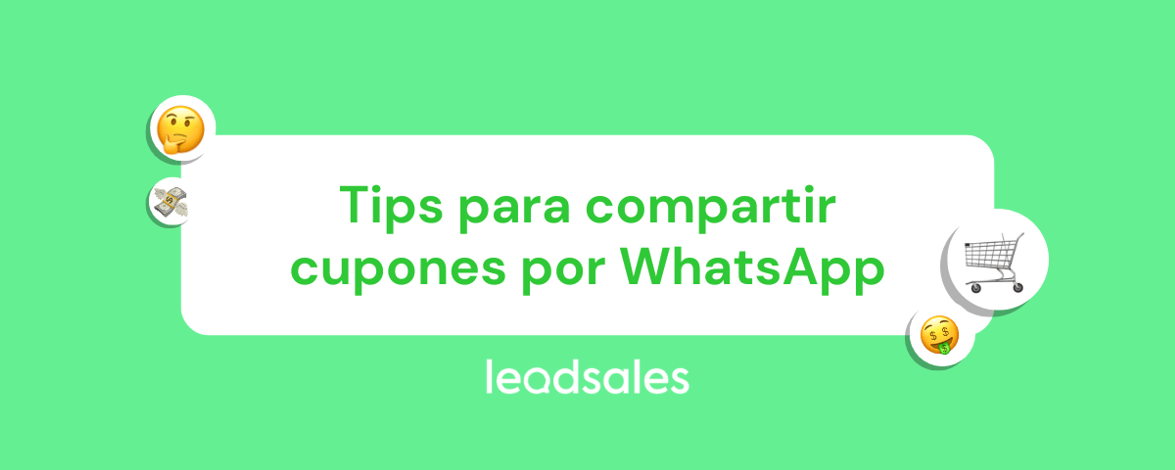 Portada del artículo: Tips para compartir cupones por WhatsApp