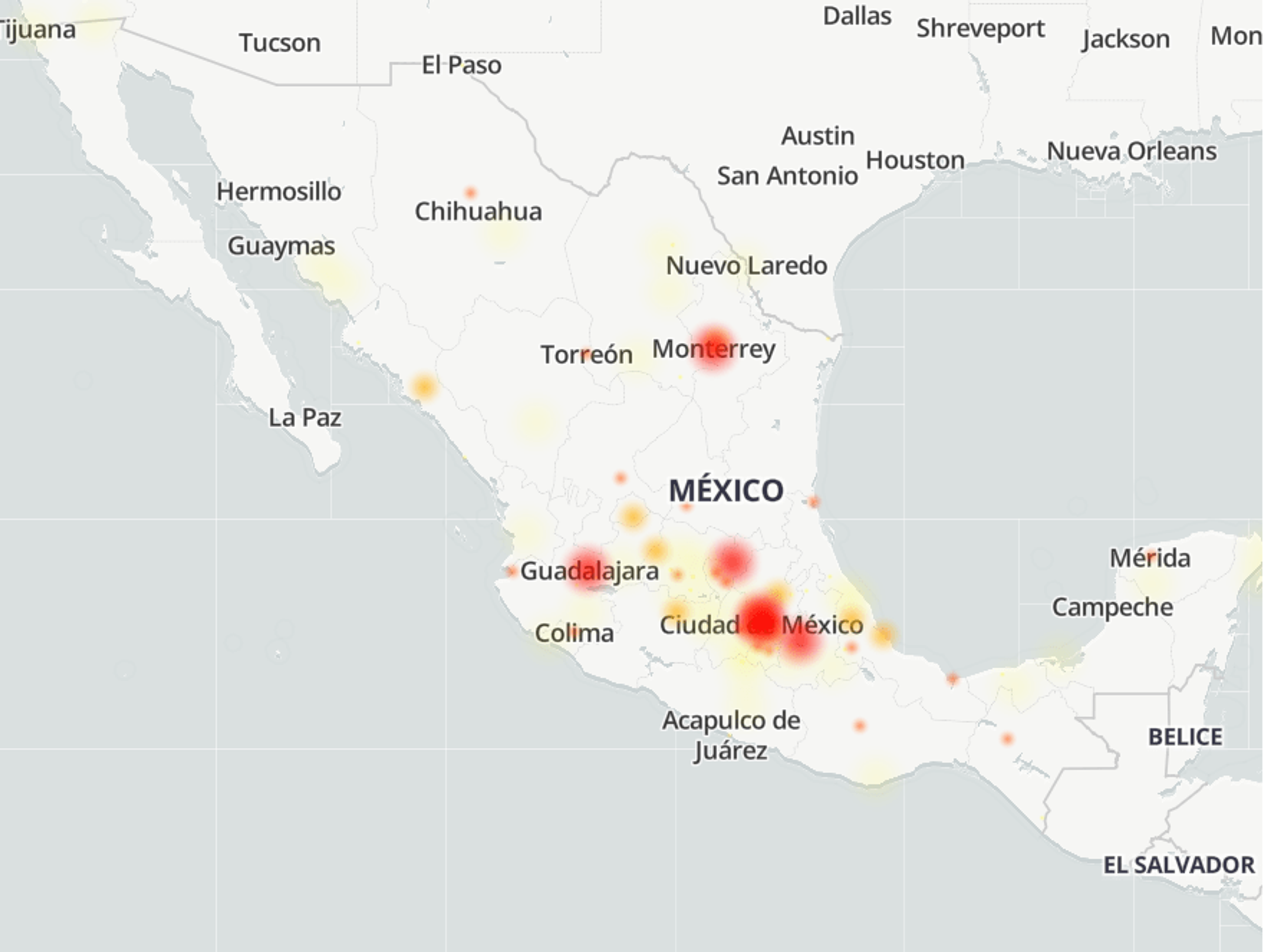 Mapa de fallas