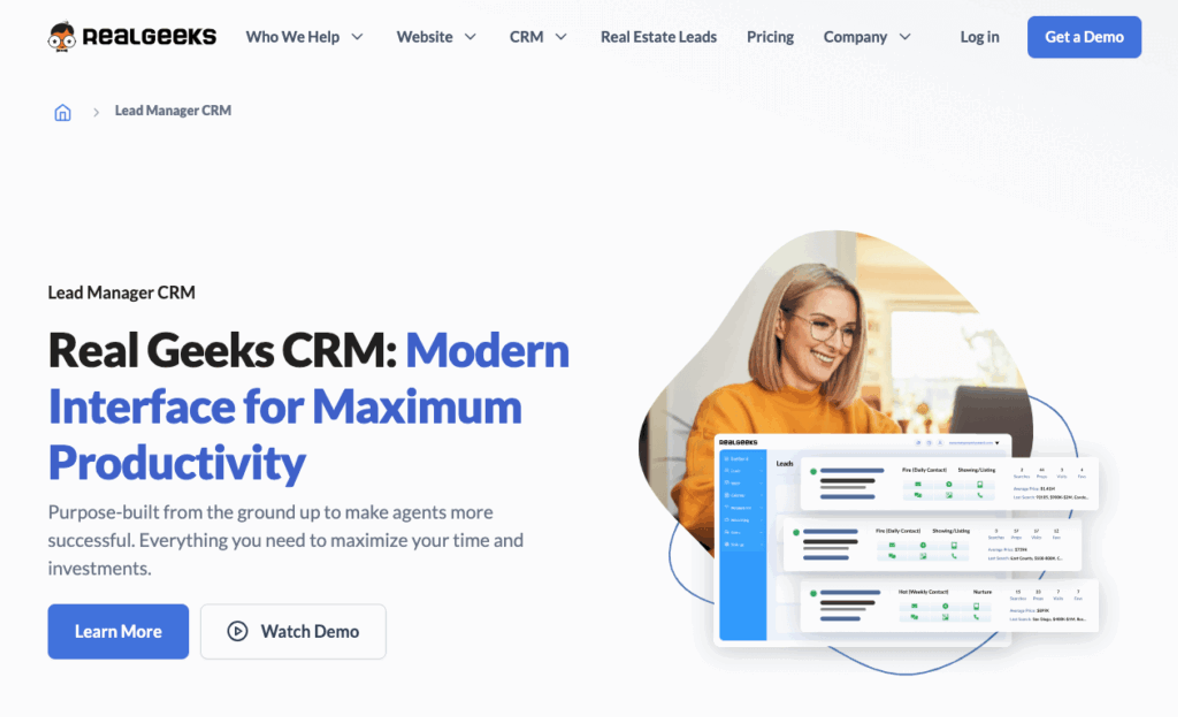 Realgeeks mejores CRM inmobiliarios