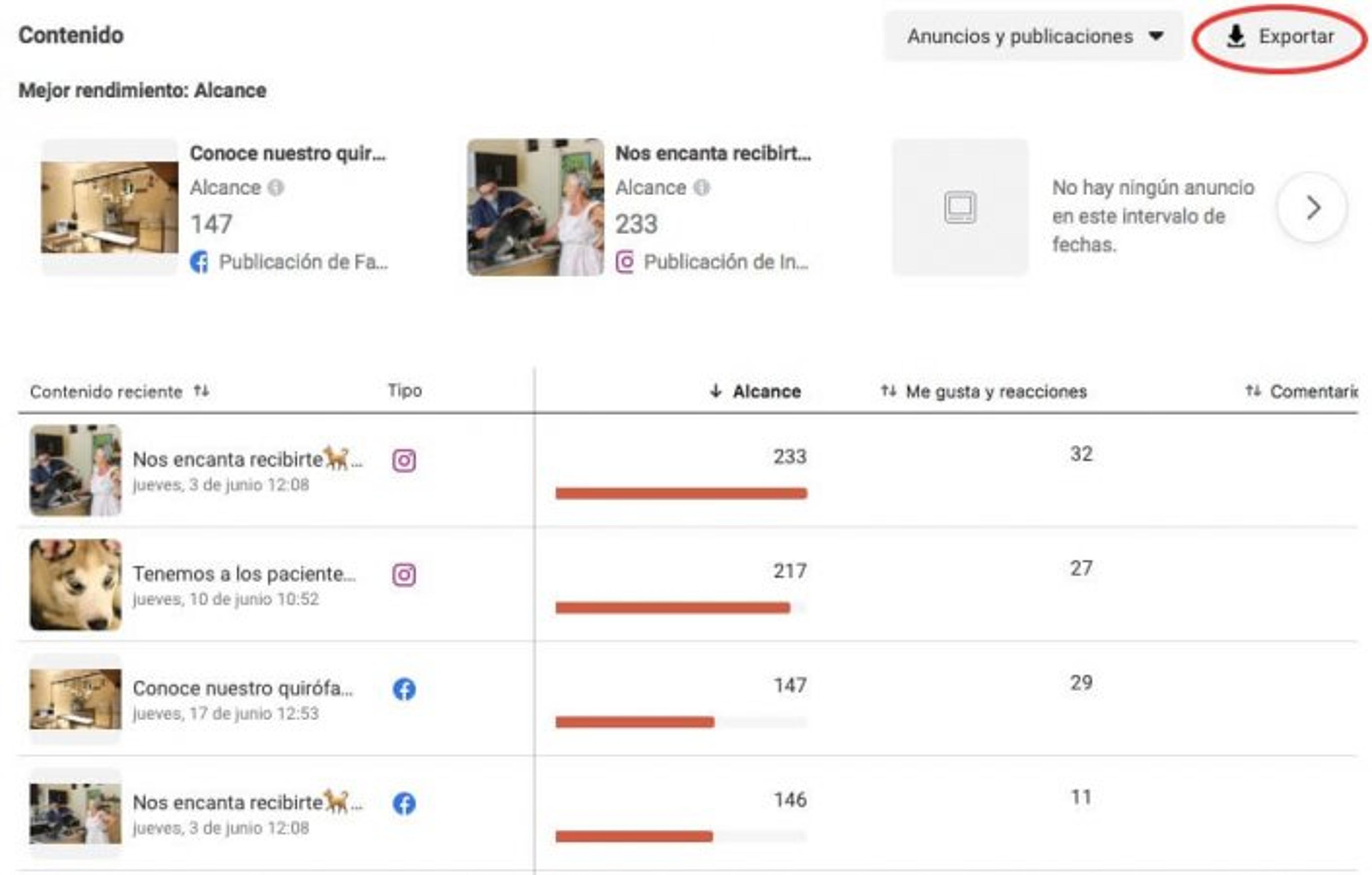 contenido ejemplo