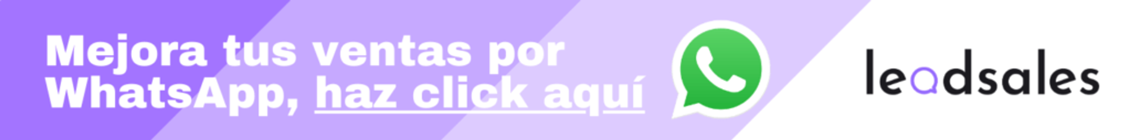 Contacta a Leadsales a través de WhatsApp