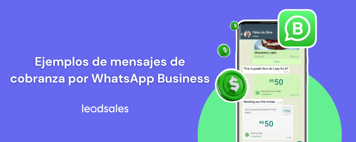 Portada del artículo: 5 ejemplos de mensajes de cobranza por WhatsApp para copiar y enviar