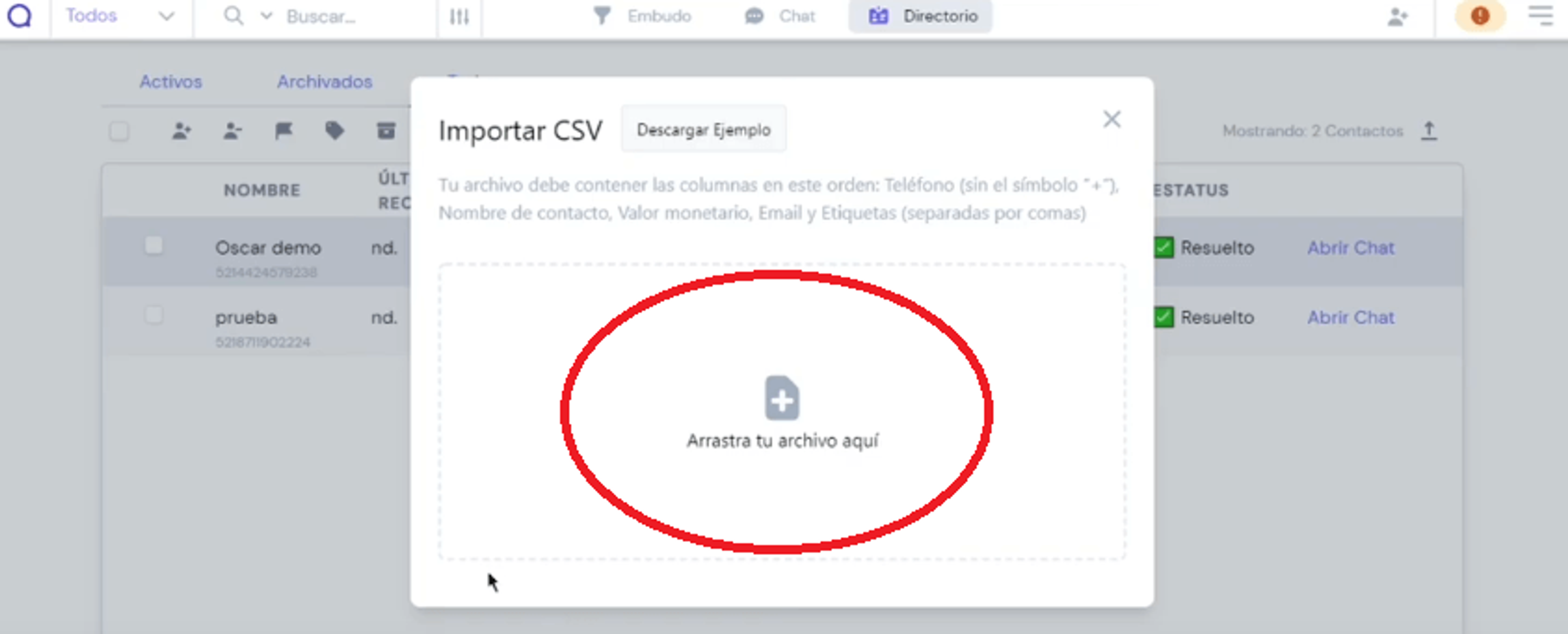Ilustración del artículo: Cómo importar una lista de contactos a Leadsales