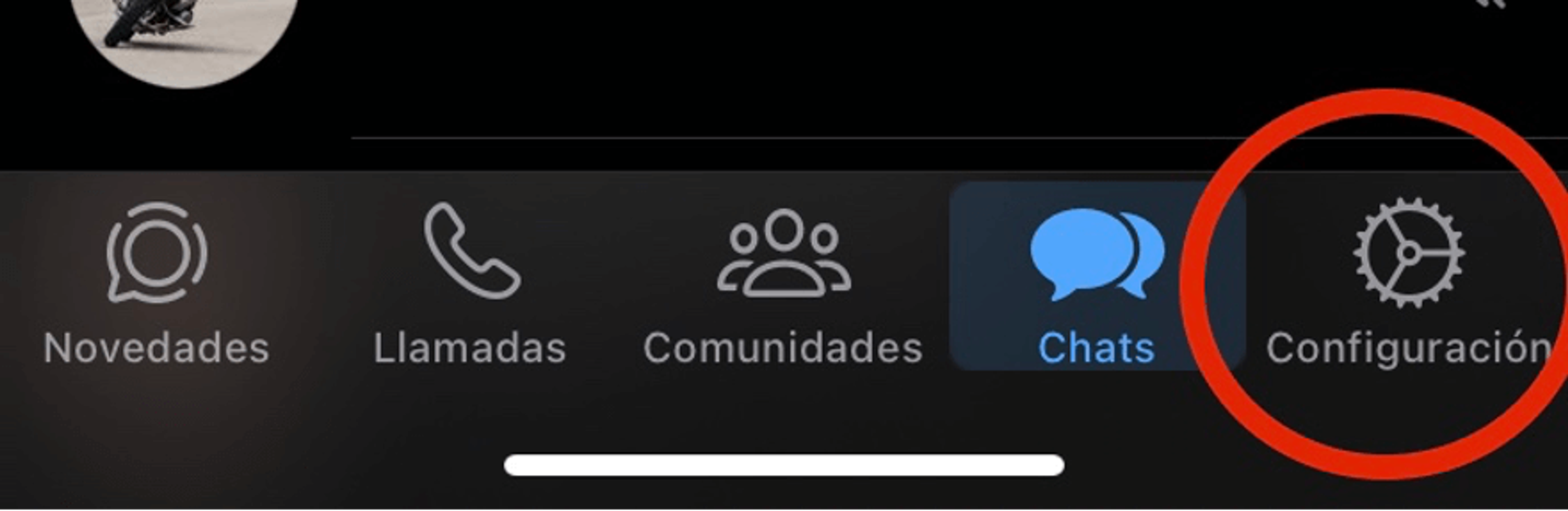 Configuración en WhatsApp