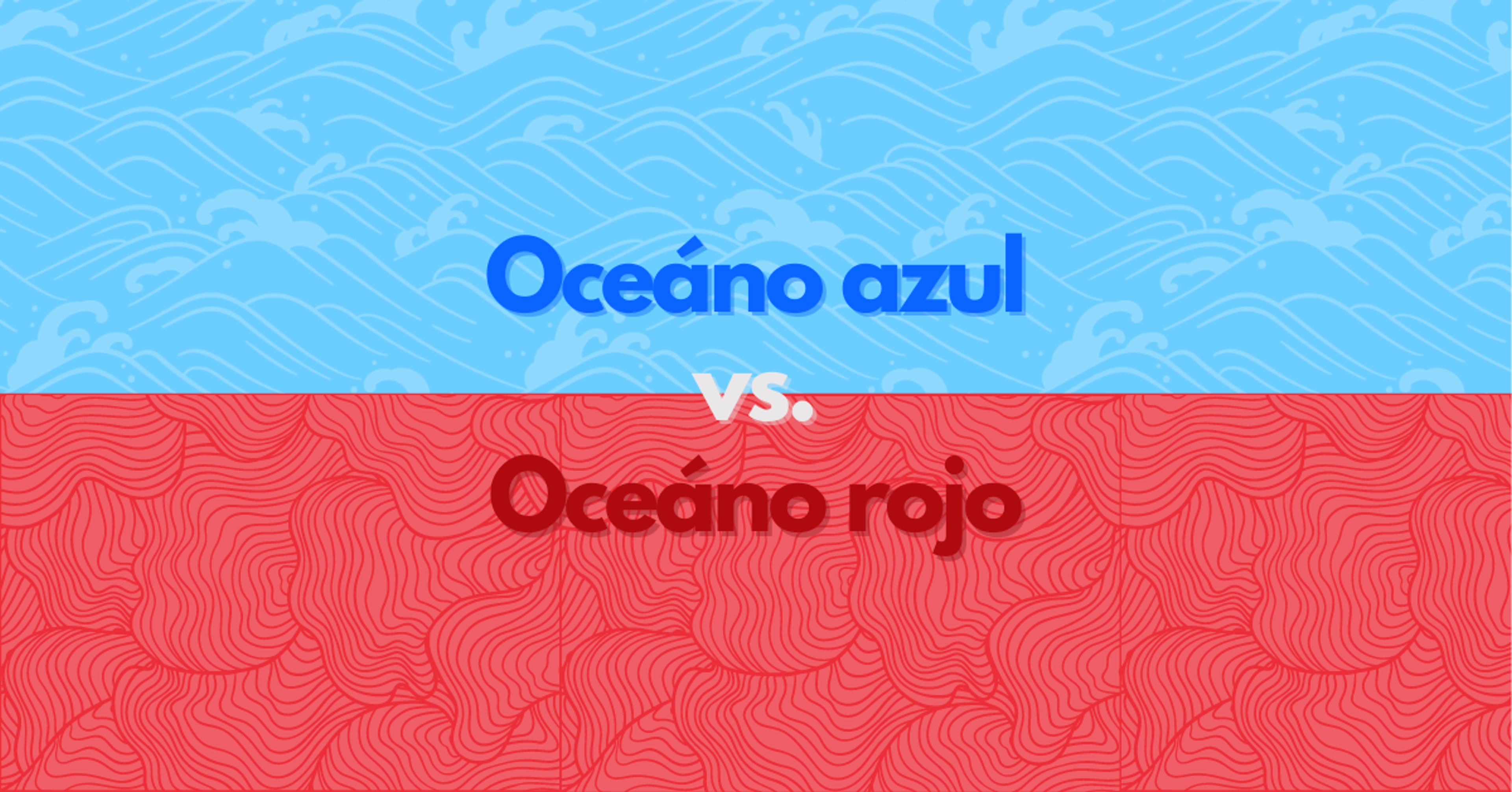 Portada del artículo: Diferencia entre Océano Azul y Rojo en negocios