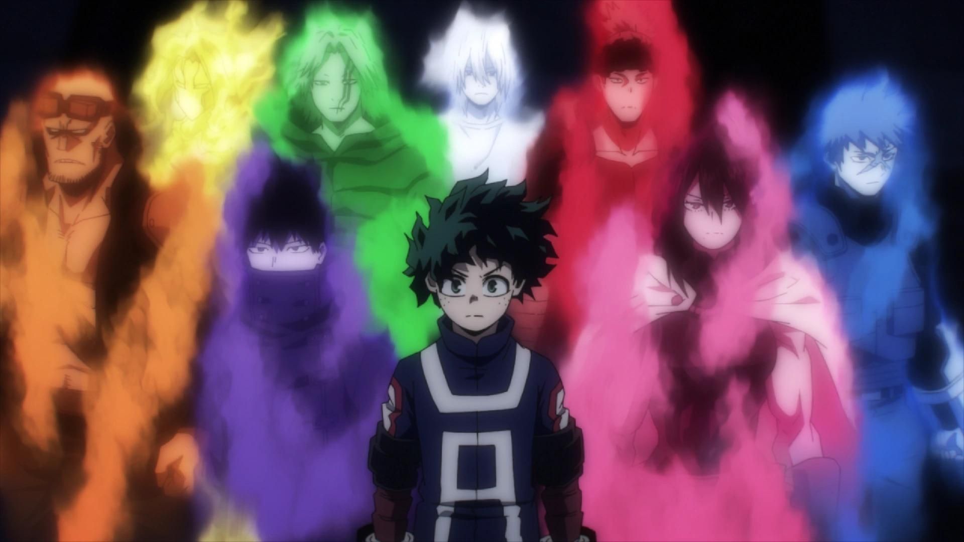 Deku and the eight previous users of OFA