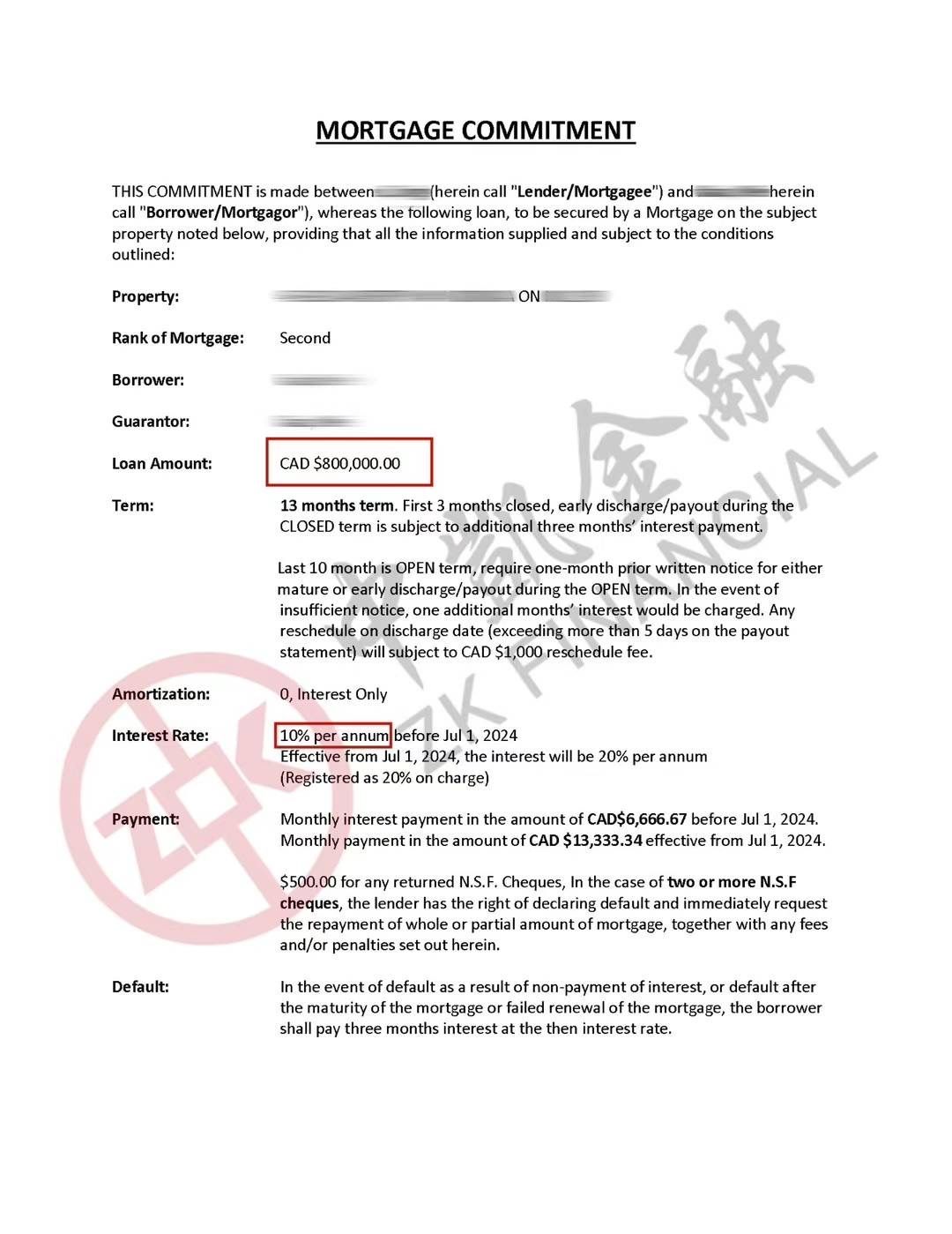 二贷客户急需贷款，中凯成功贷出$80万解燃眉之急！