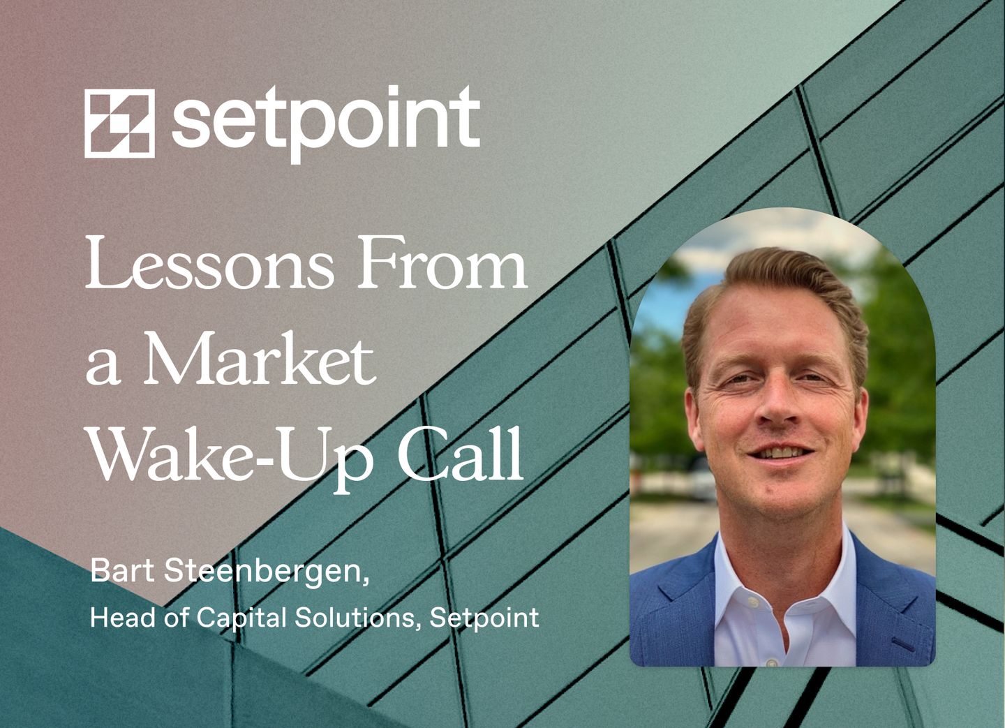 Lessons From a Market Wake-Up Call