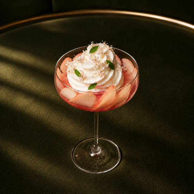 White peach - raspberry - yogurt