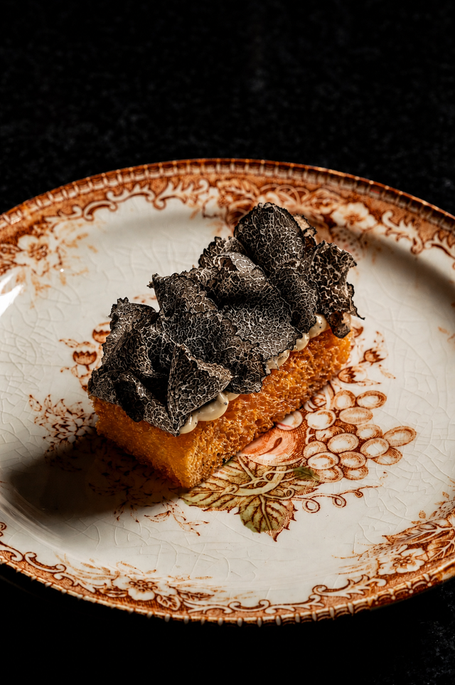 French toast black truffle