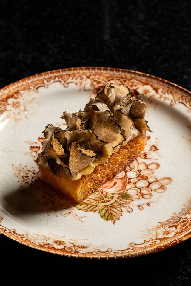French toast black truffle