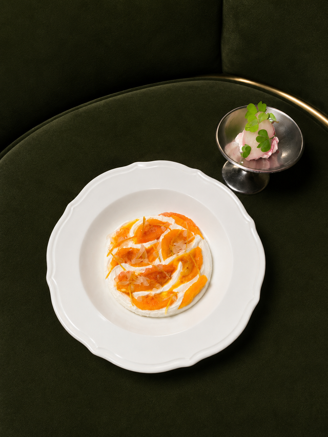 Seven kinds of citrus, yoghurt