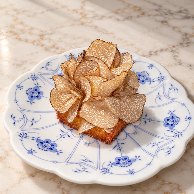 French toast black truffle
