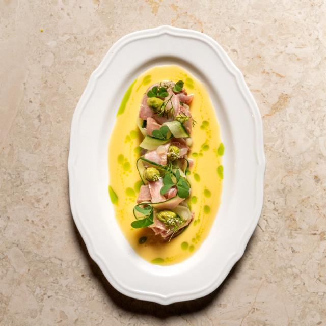Bisou Bangkok 的 otoro 金枪鱼塔塔