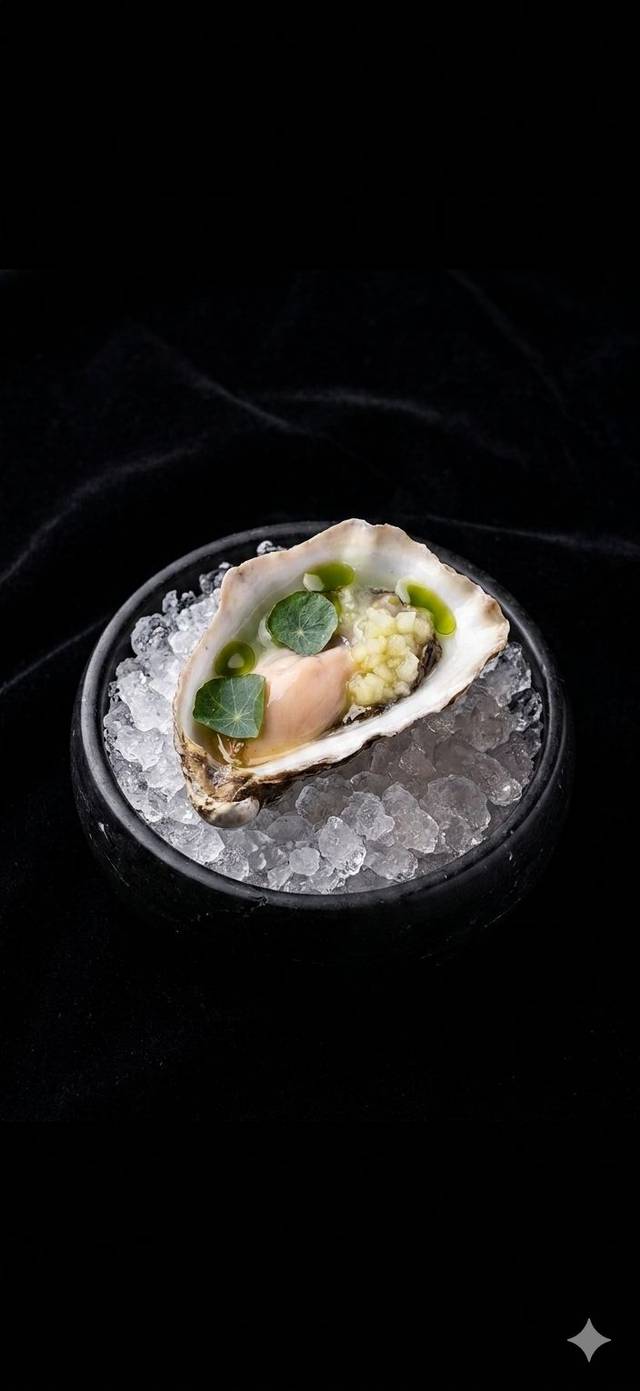 Oyster boudeuse n°4, green apple & calamansi