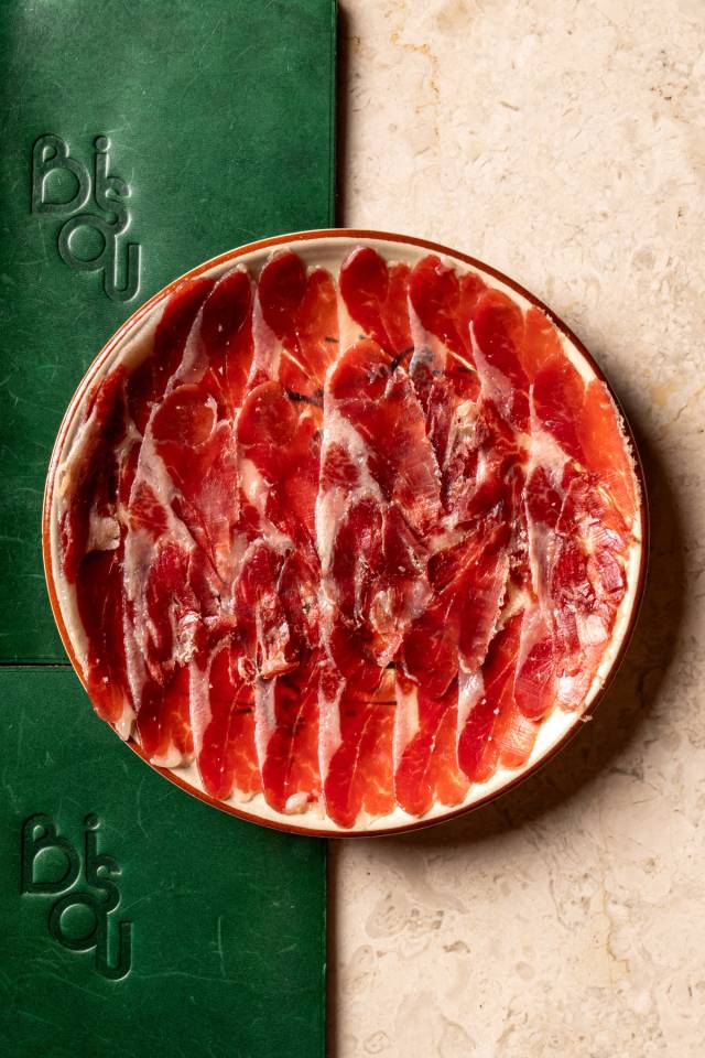 Joselito iberico ham plate