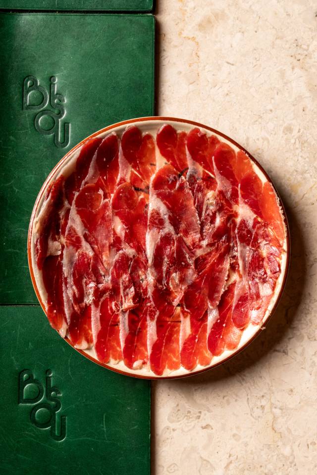 Joselito iberico ham plate
