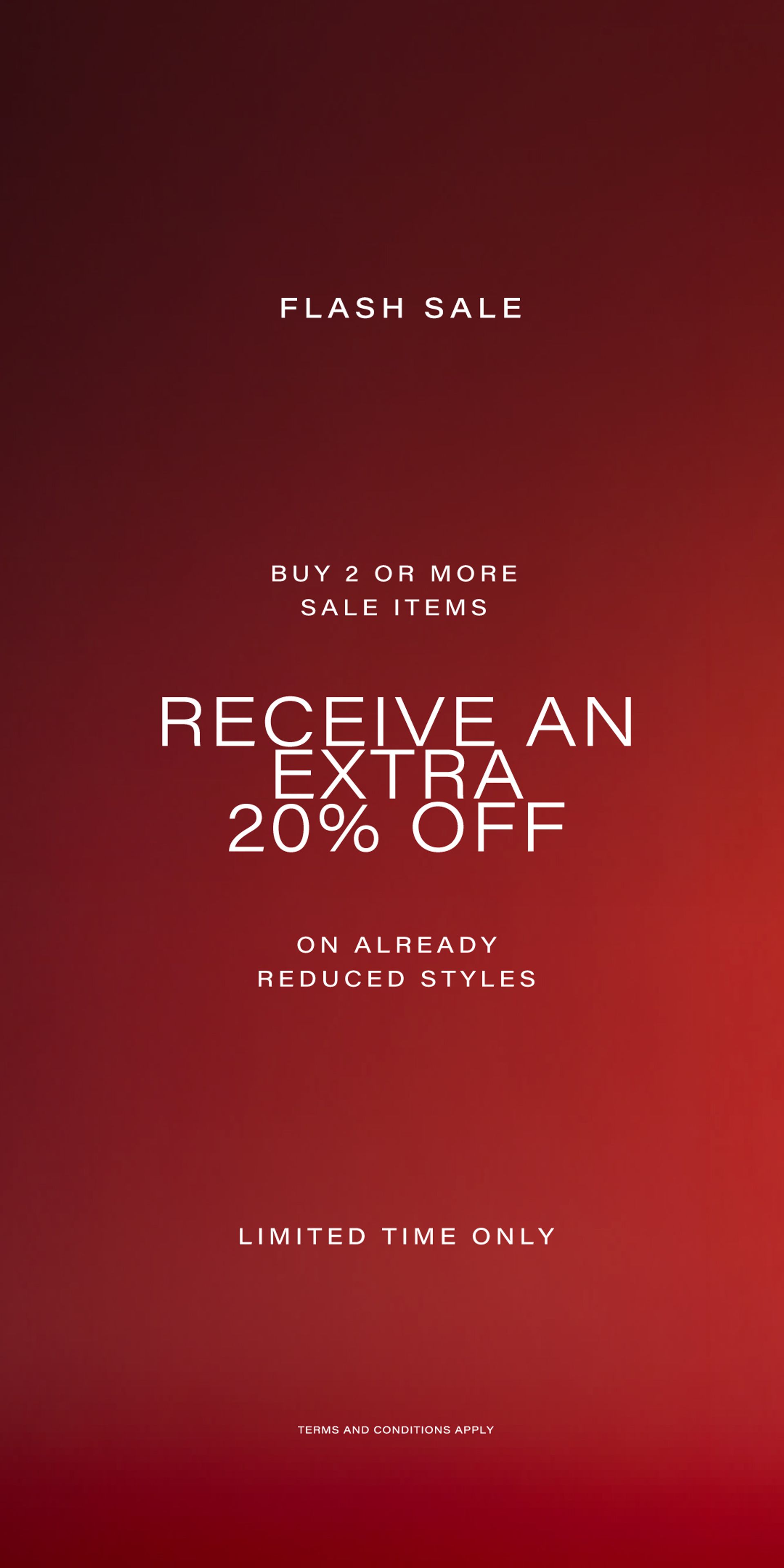 EOSS - Extra 20% Off