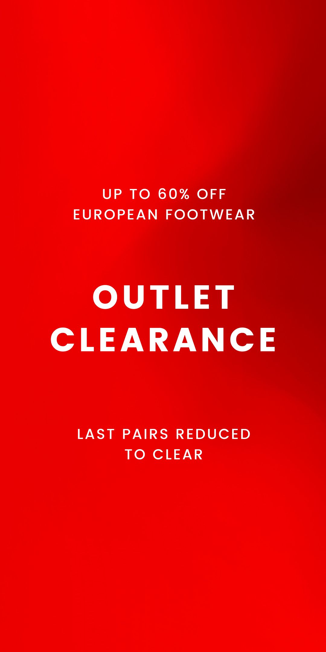 Outlet Clearance