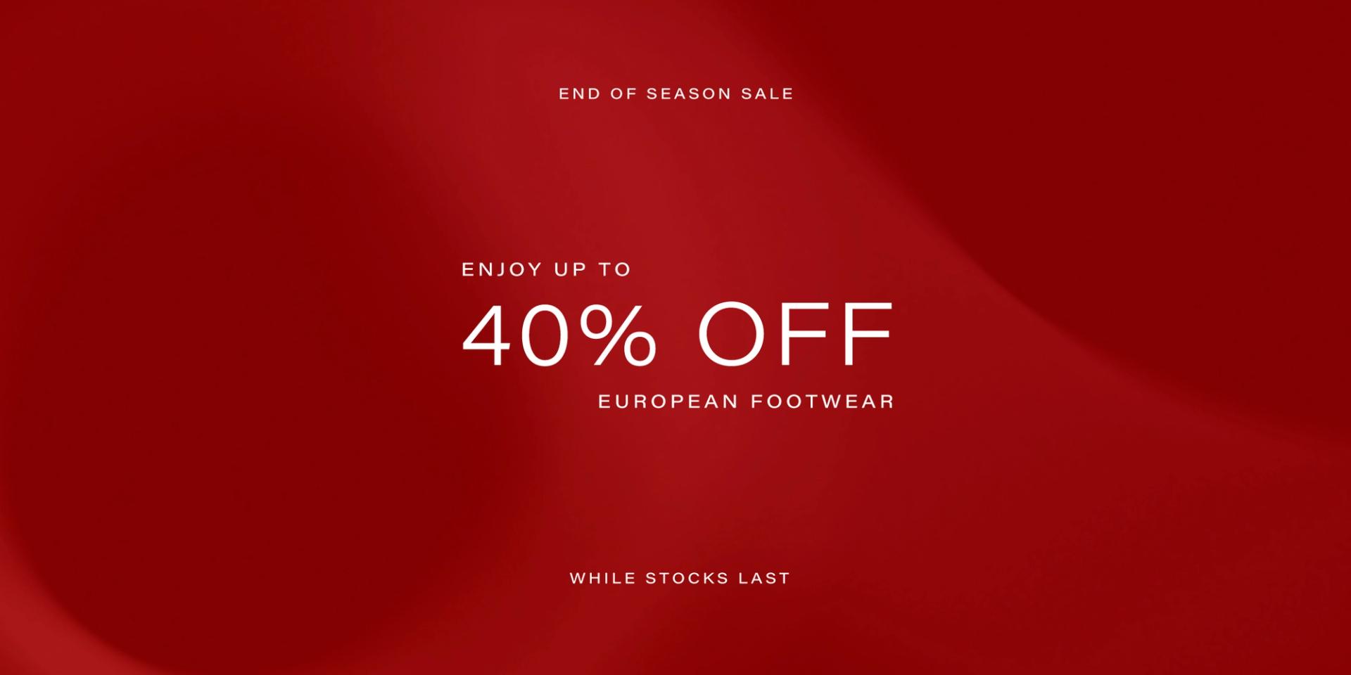 End Of Season Sale