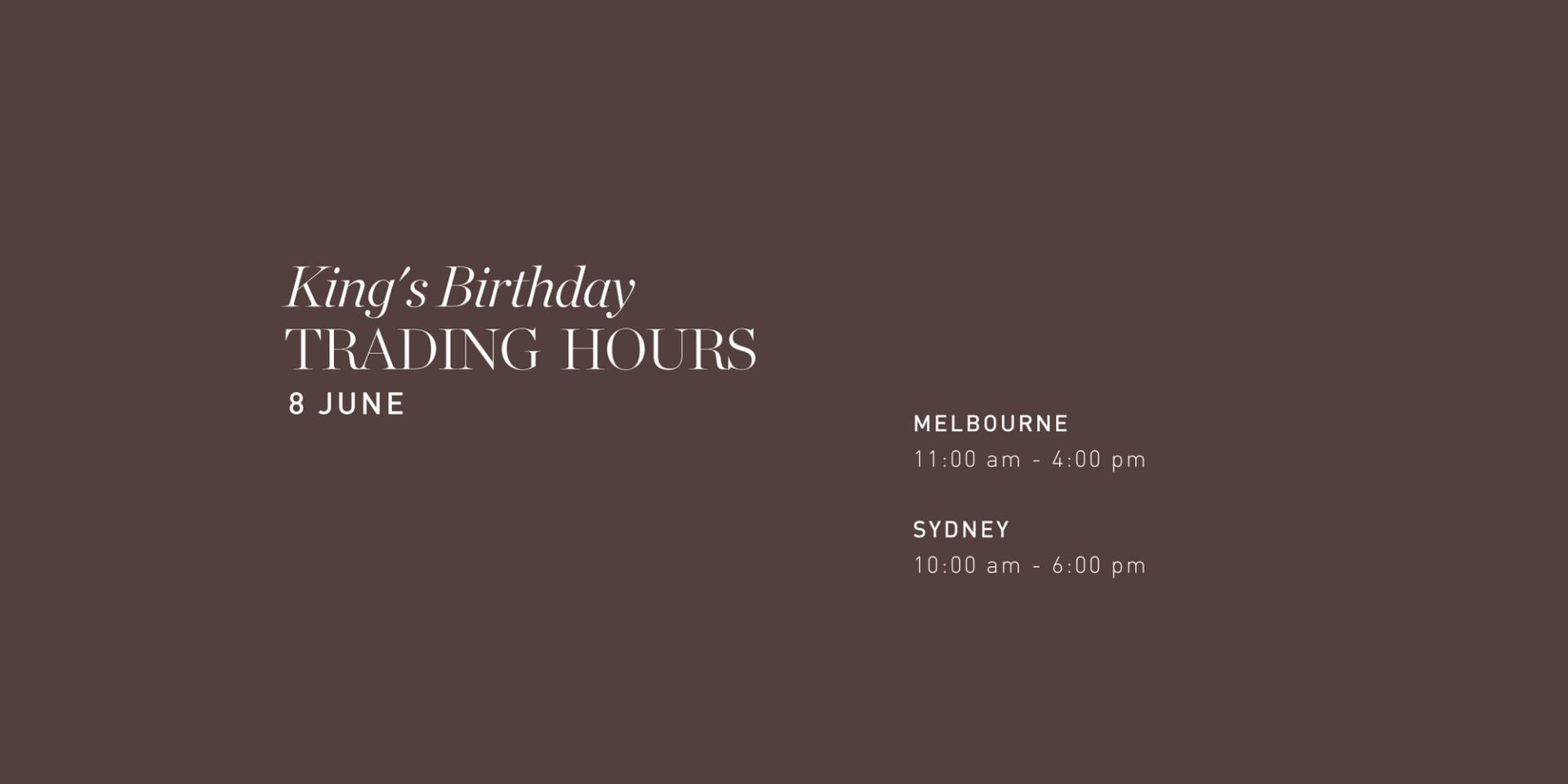 Kings Birthday