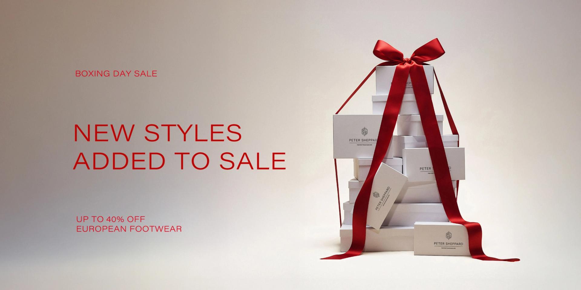 End Of Season Sale - Boxing Day