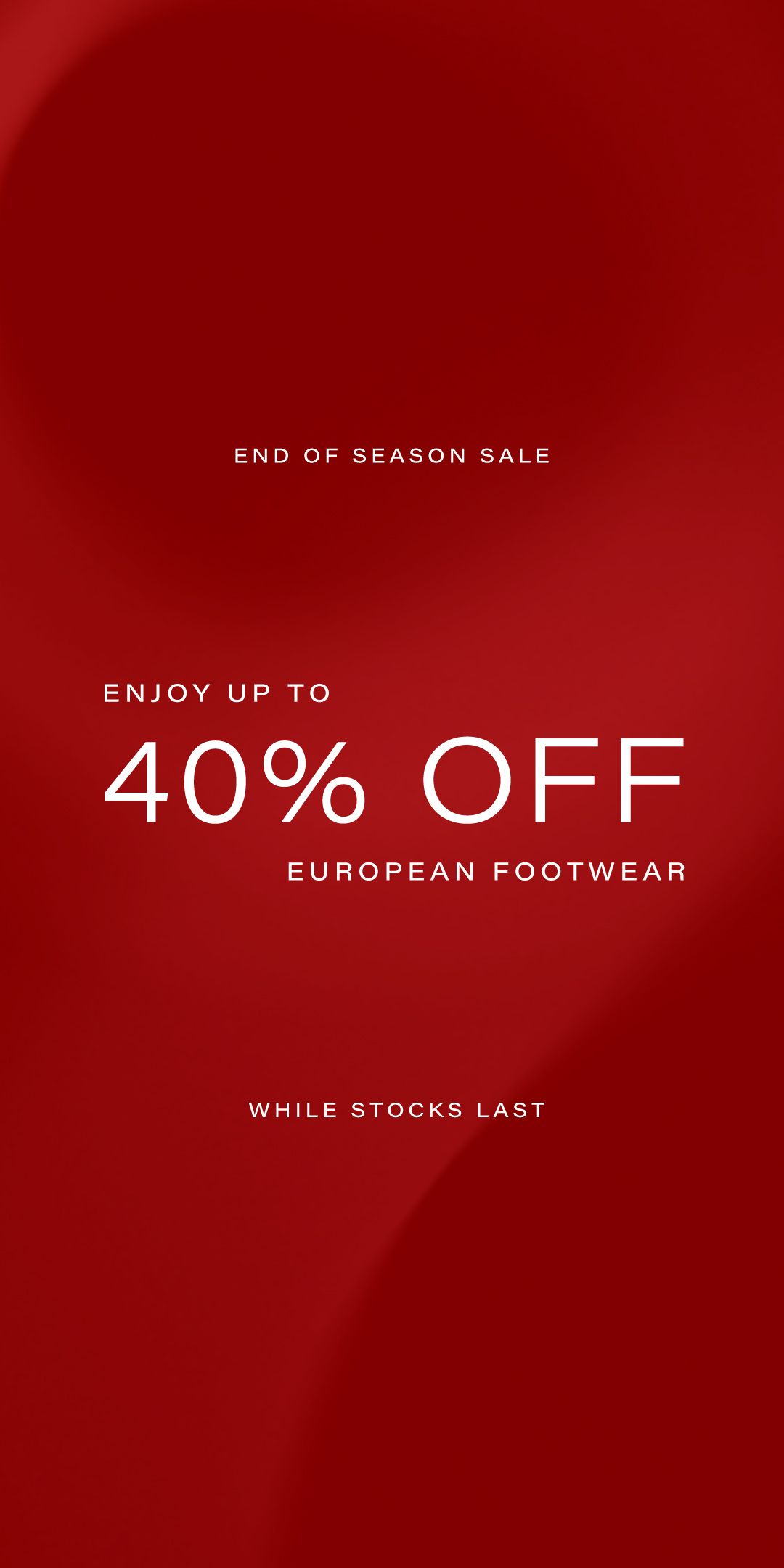 End Of Season Sale