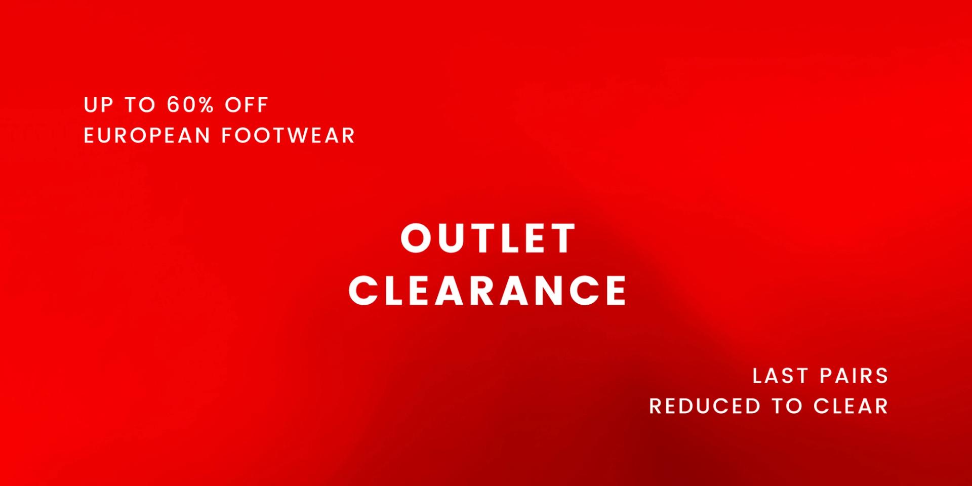 Outlet Clearance