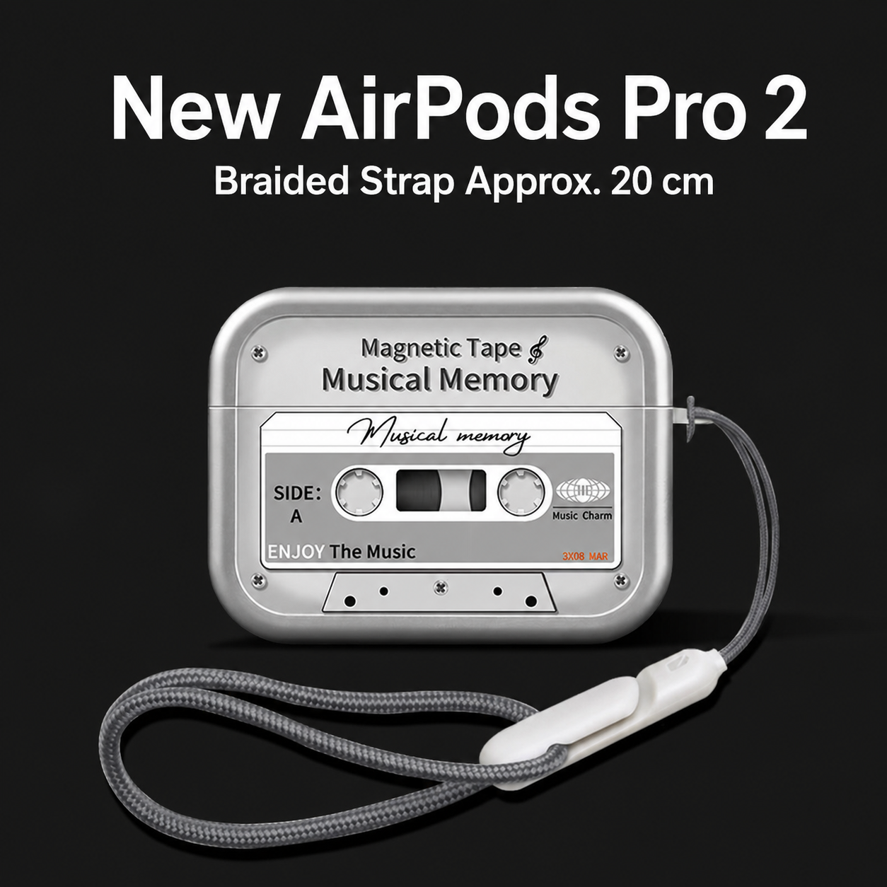 Retro Tape AirPods Protective Case