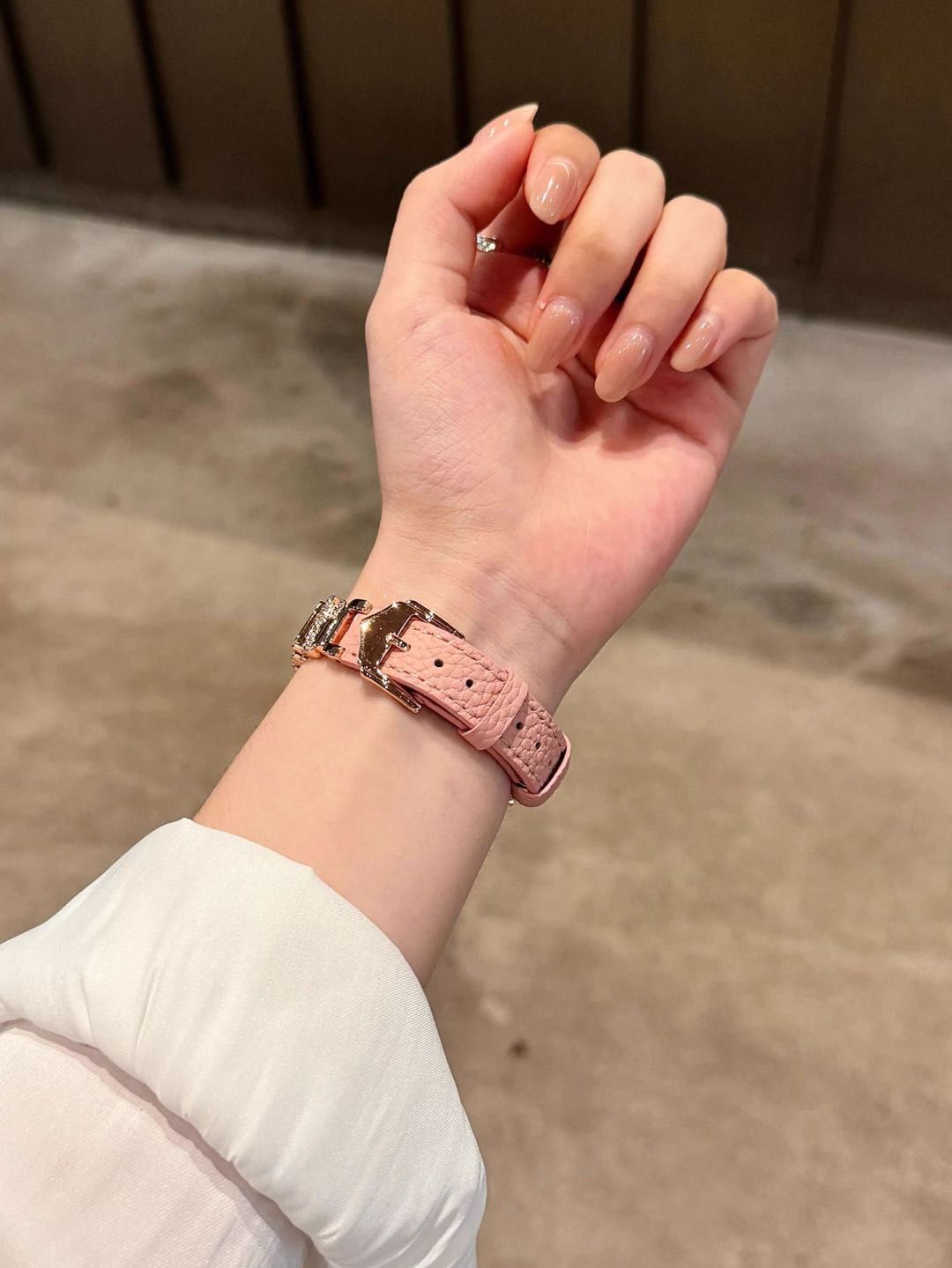 Crystal Buckle Textured Apple Watch Band