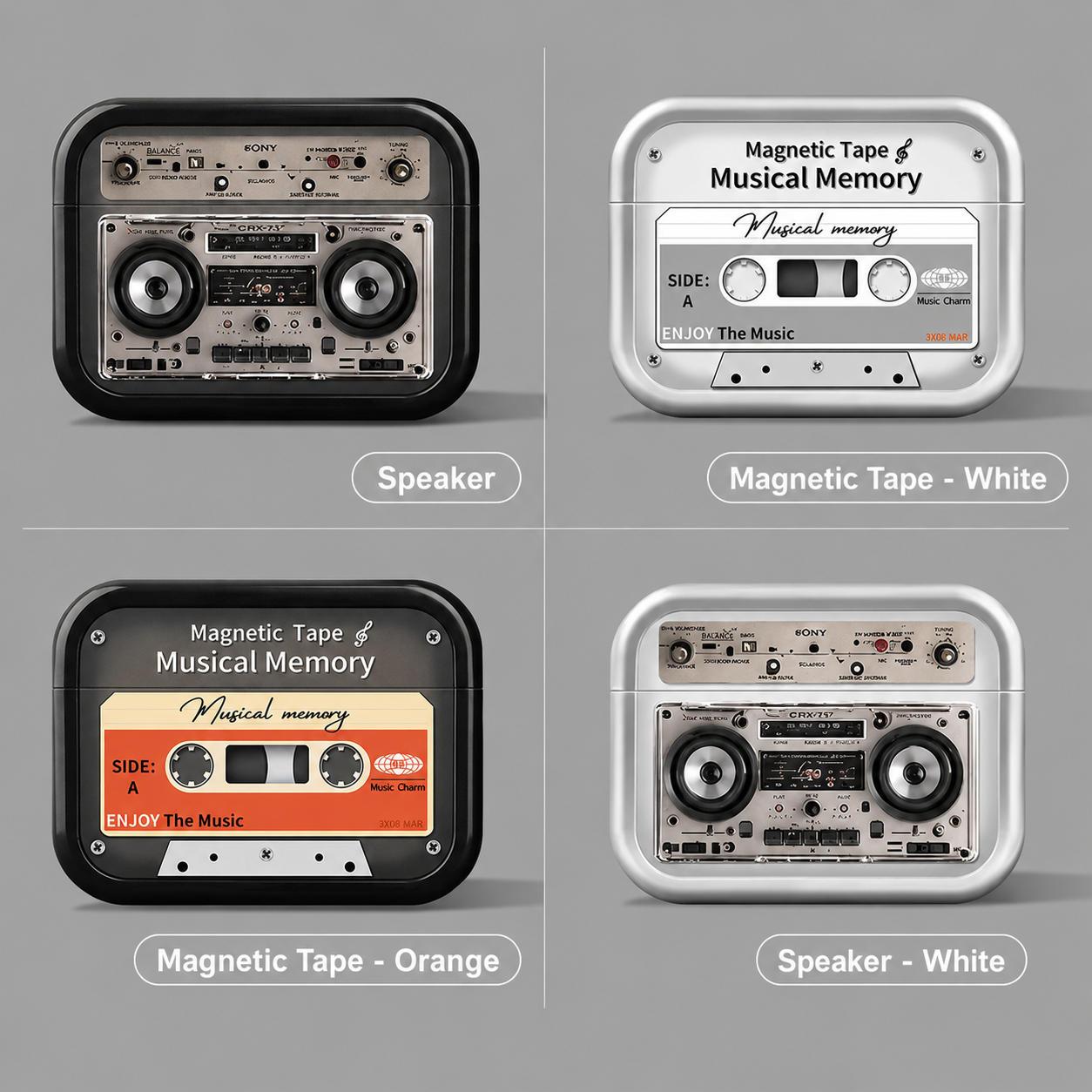 Retro Tape AirPods Protective Case