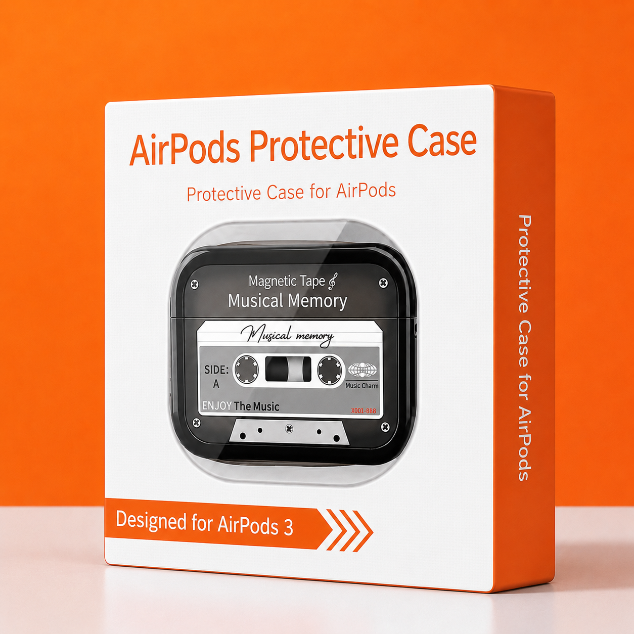 Retro Tape AirPods Protective Case